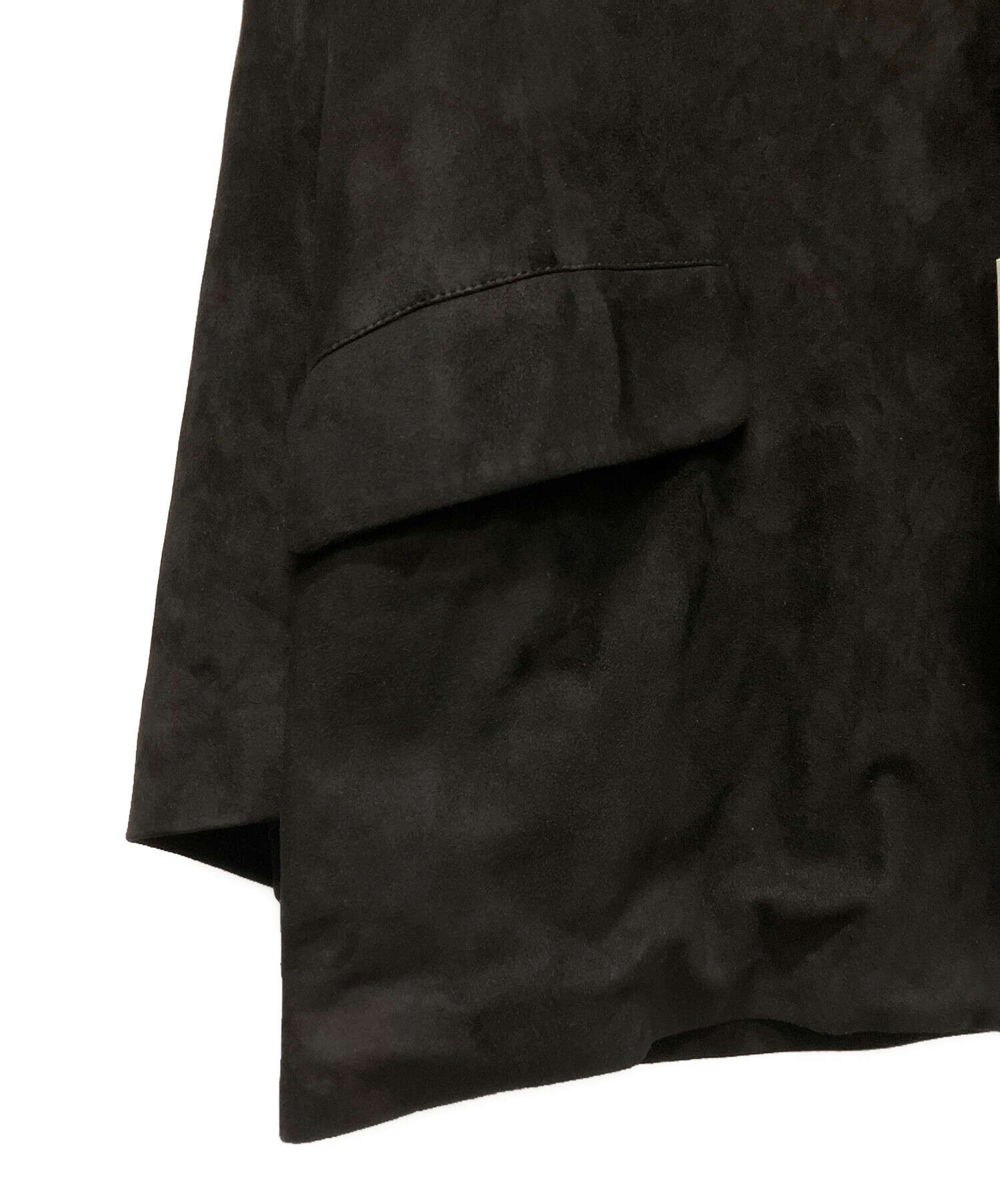 【美品】COMOLI コモリ ジャケット ブラック 黒 サイズ:2 | 25SS スエード 段返り 3B テーラード ジャケット (B01-01005) | アウター ブレザー 上着【メンズ】【中古】 中古・古着通販】COMOLI (コモリ) 25SS スエード 段返り3Bテーラード