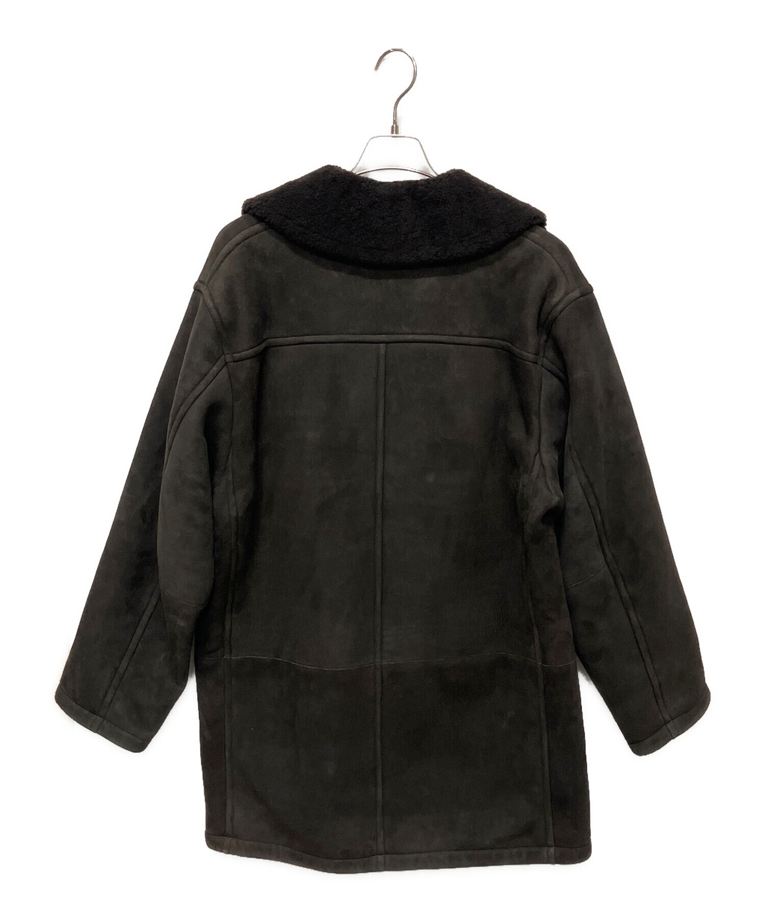 中古・古着通販】COMOLI (コモリ) シープスキン ショールカラーコート