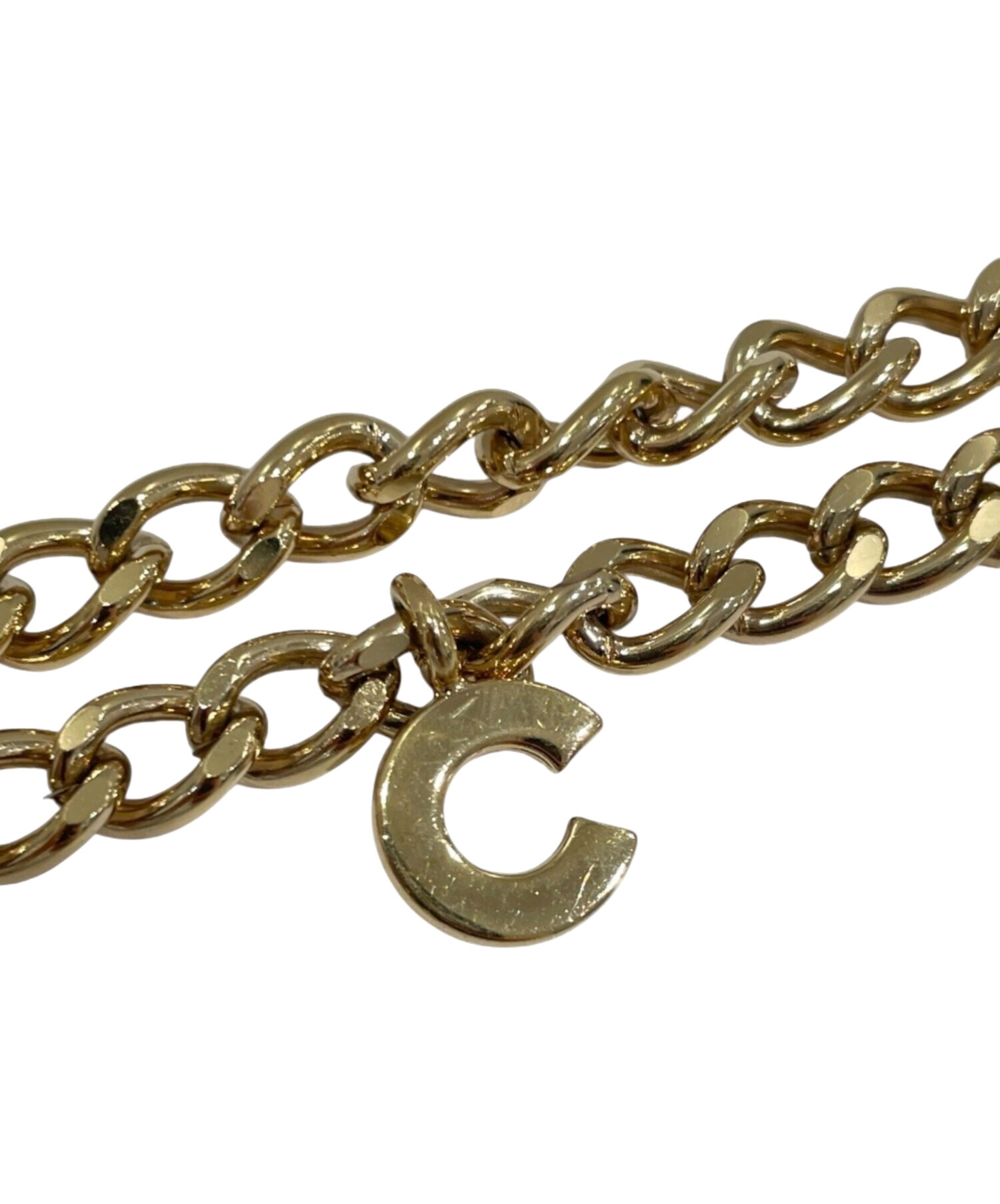 中古・古着通販】CHANEL (シャネル) ココマーク ロゴチェーンベルト