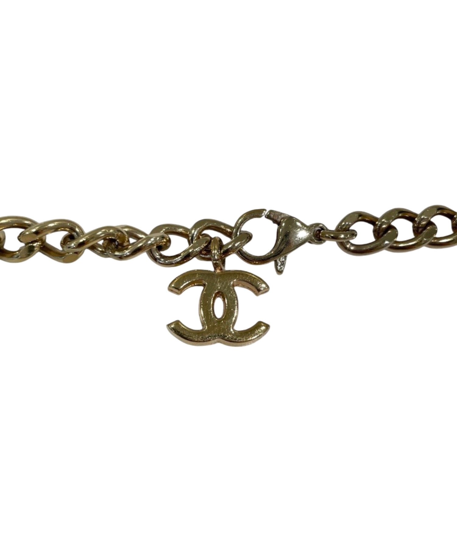 中古・古着通販】CHANEL (シャネル) ココマーク ロゴチェーンベルト 中古・古着通販】CHANEL (シャネル) ココマーク ロゴチェーンベルト