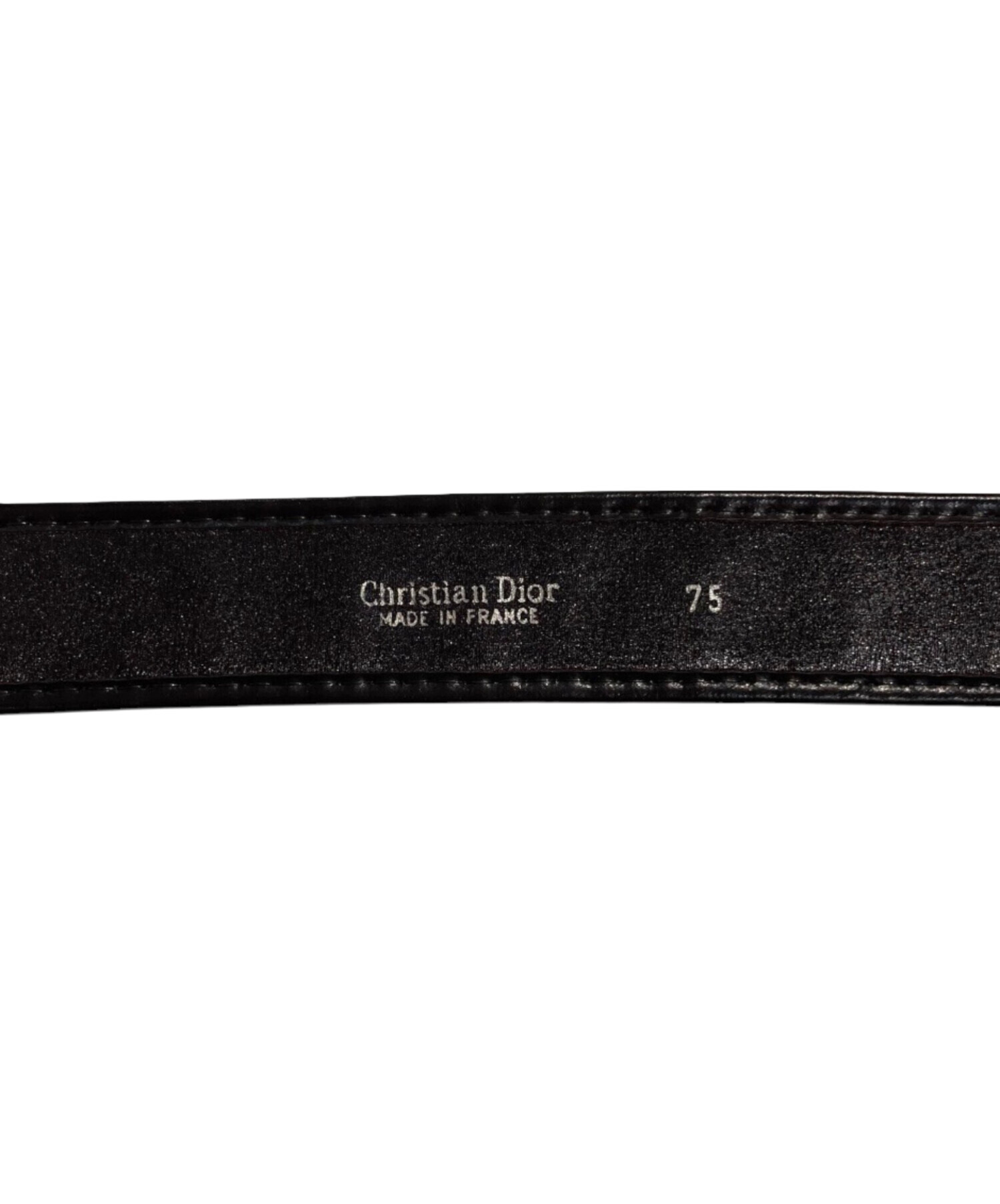 Christian Dior ベルト 黒 レディース トロッター柄 ディオール 中古・古着通販】Christian Dior (クリスチャン ディオール
