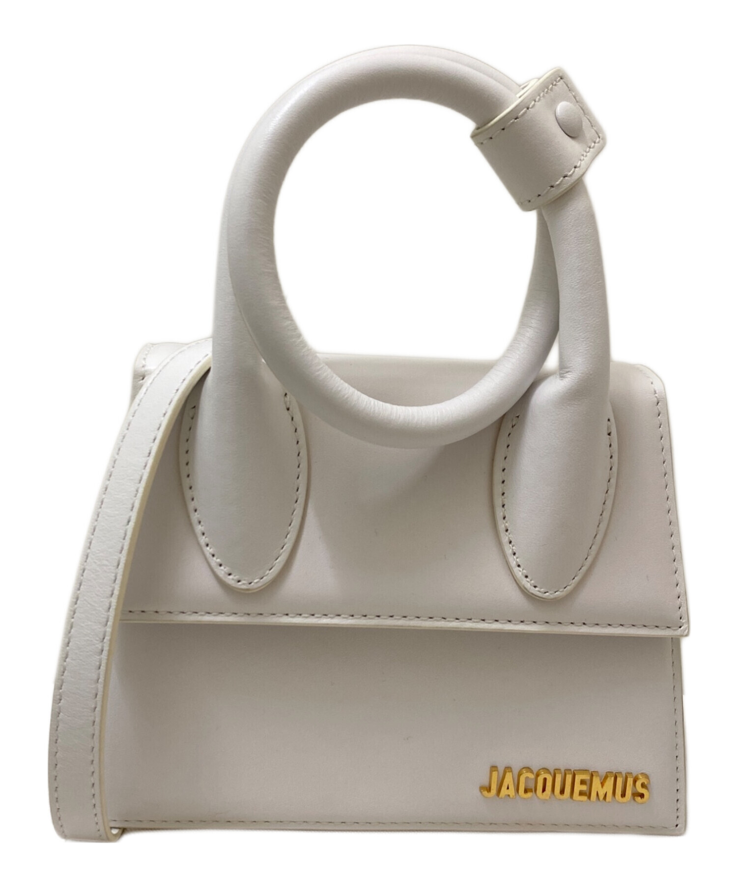 美品 24SS JACQUEMUS ジャックムス フィッテット ハックレス オープンバック シャツ サイズ36 ホワイト レディース 古着 中古 USED 美品 24SS JACQUEMUS ジャックムス フィッテット ハックレス オープン
