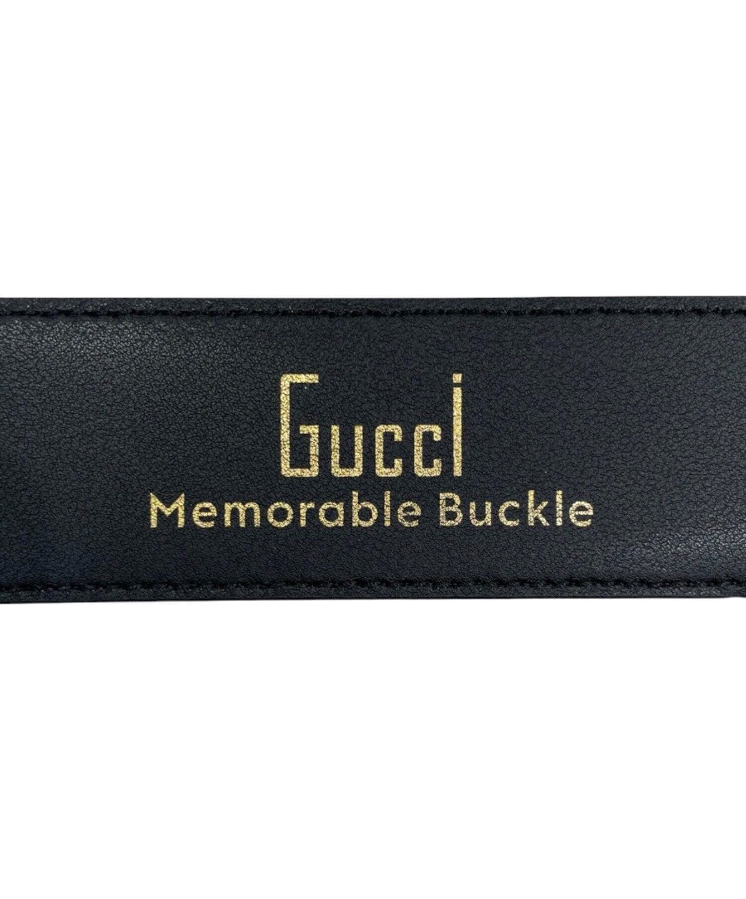 中古・古着通販】GUCCI (グッチ) スネークバックルベルト ブラック