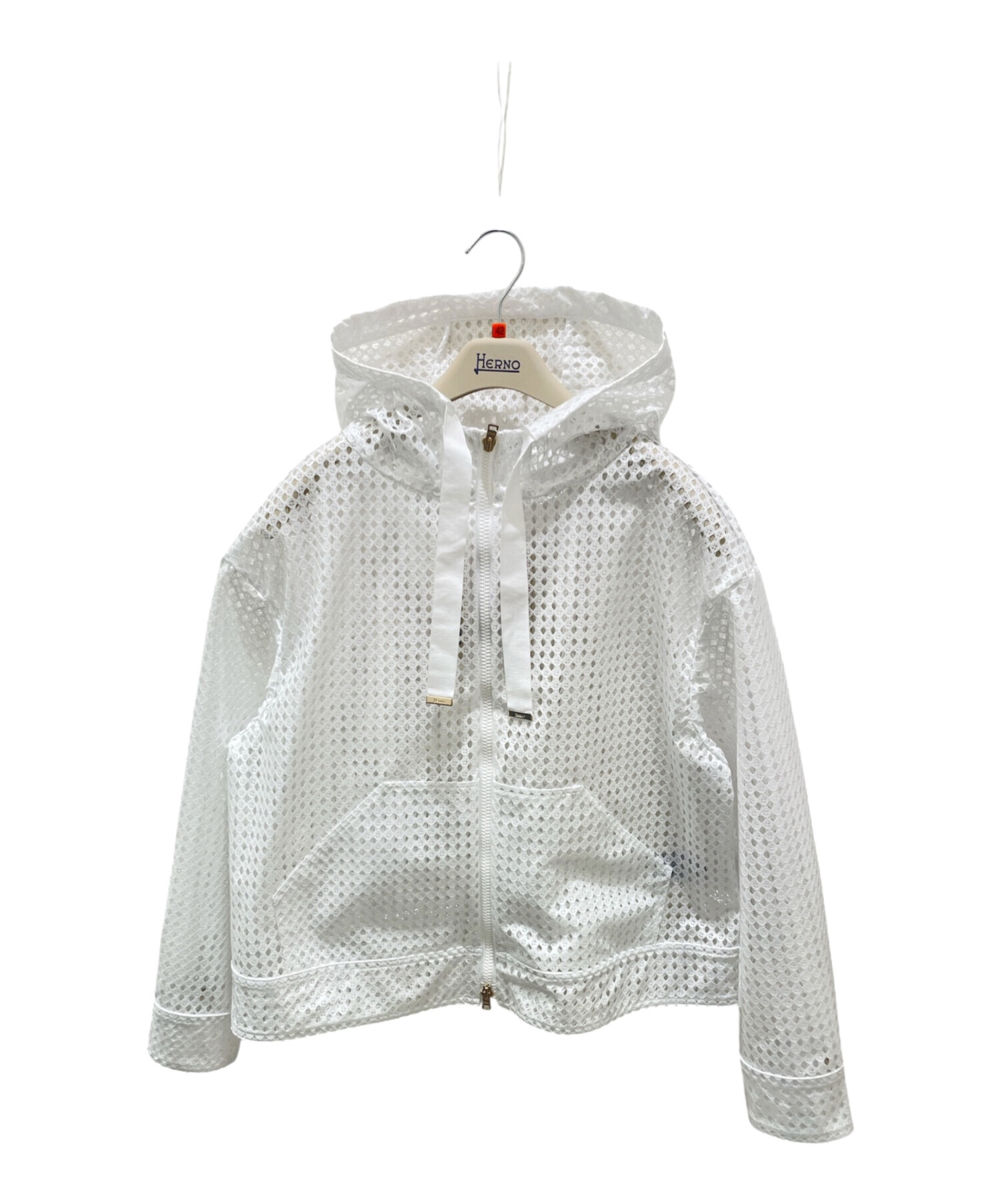 中古・古着通販】HERNO (ヘルノ) サンドジャケット ホワイト サイズ:42 