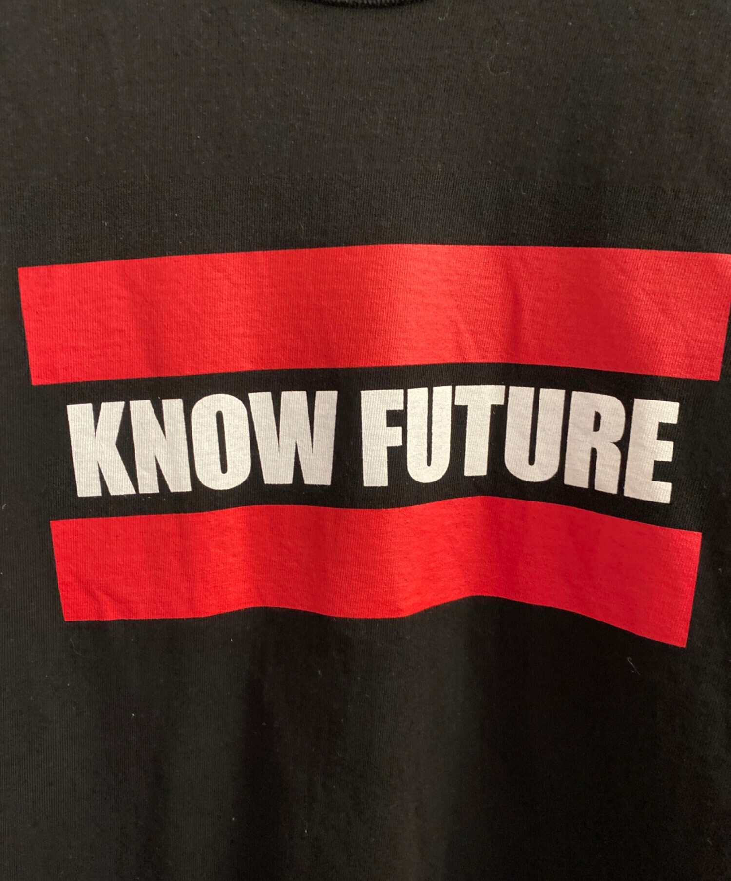 中古・古着通販】sacai (サカイ) KNOW FUTURE T-Shirt ブラック サイズ