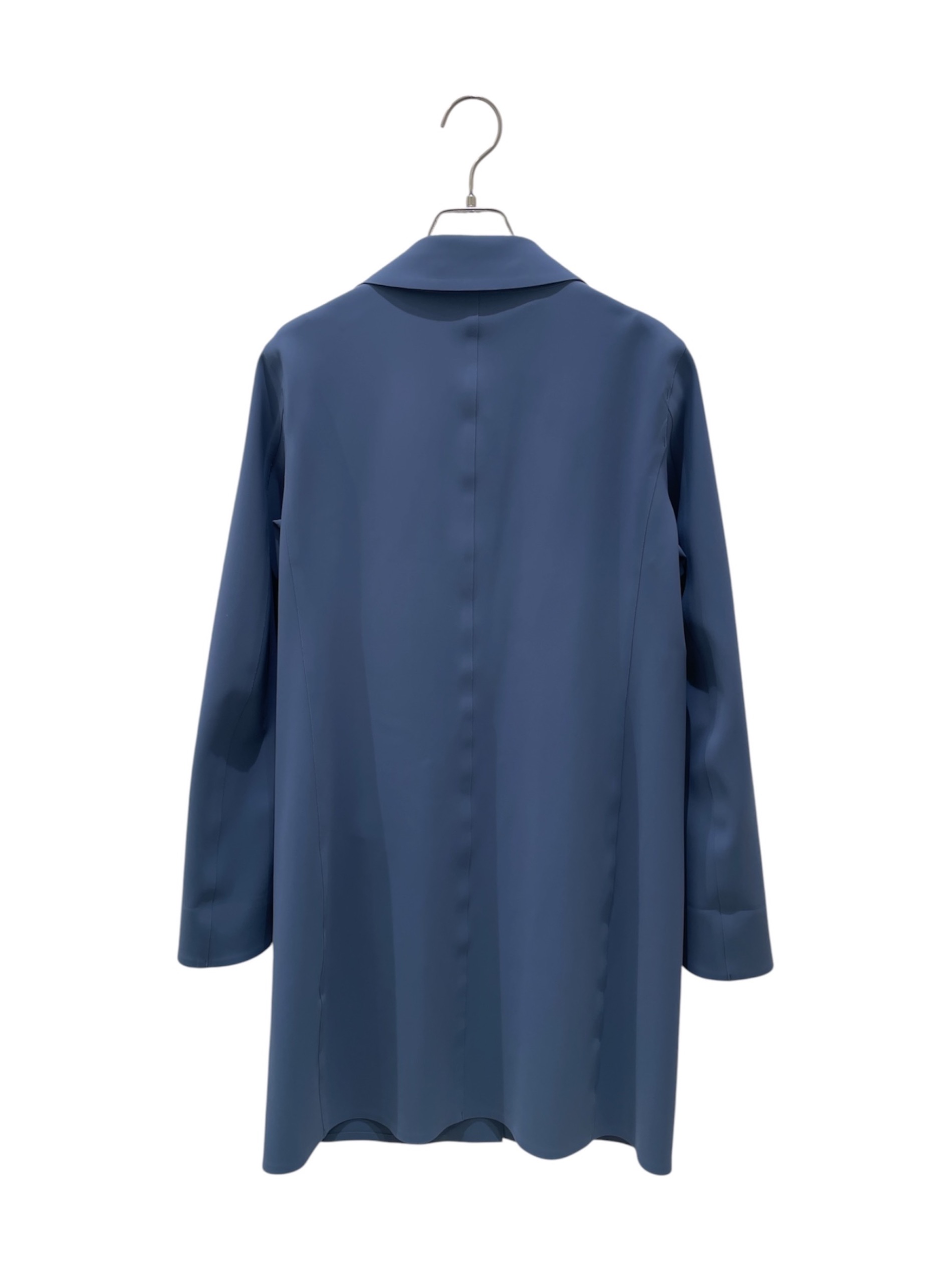 中古・古着通販】HERNO (ヘルノ) ステンカラーコート ブルー サイズ:40