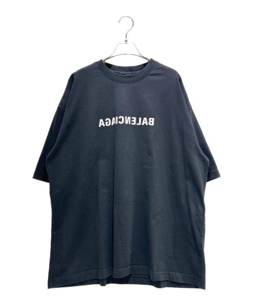 中古・古着通販】BALENCIAGA (バレンシアガ) ミラープリントロゴT