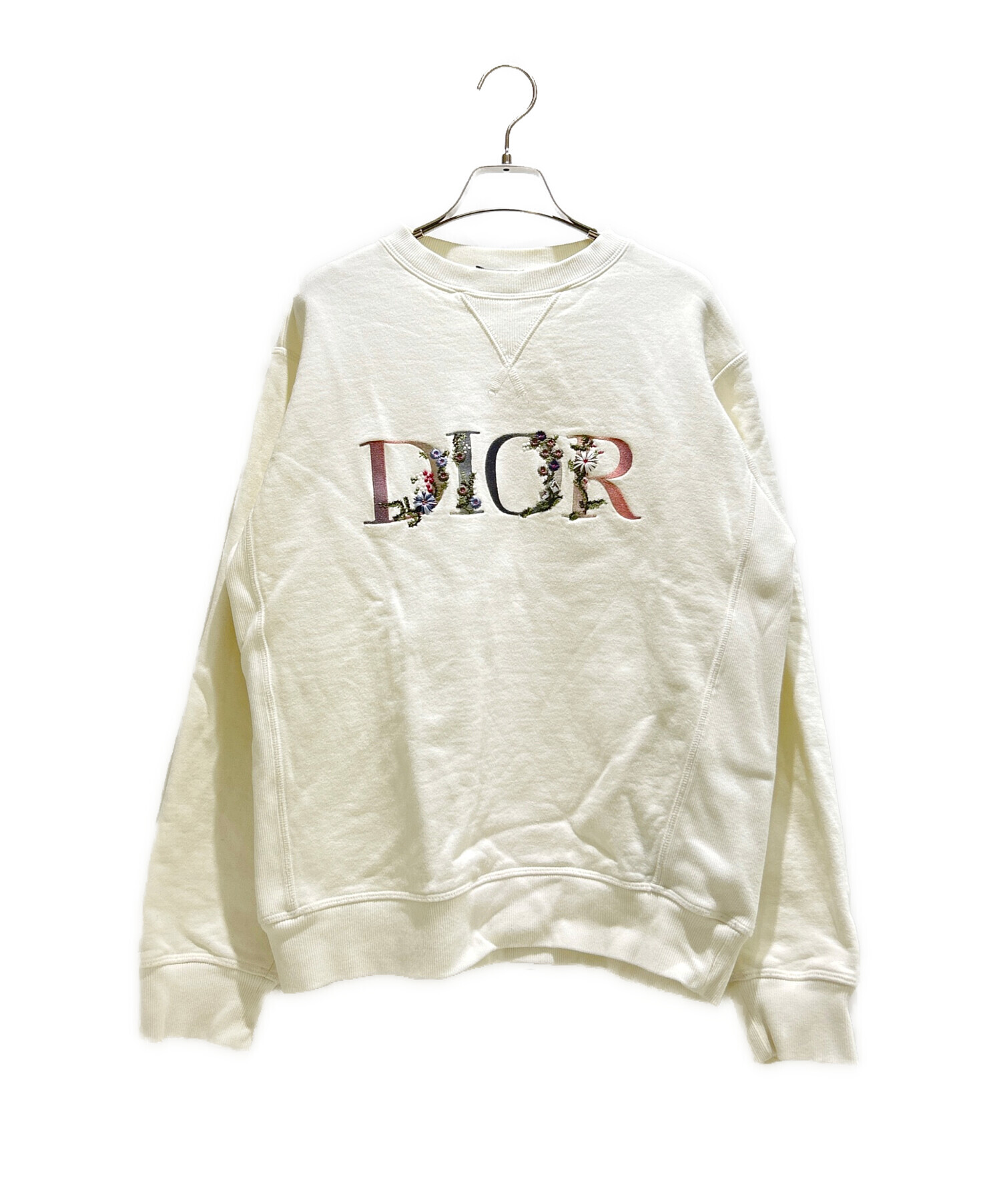 Dior刺繍CDロゴ定番カラー白スウェット 楽天市場】Dior HOMME ディオールオム スウェット サイズ:L 22SS ワン