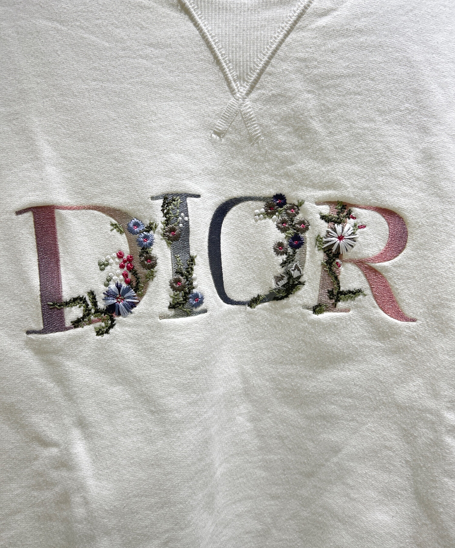 中古・古着通販】Dior (ディオール) Floral Embroidered Crewneck