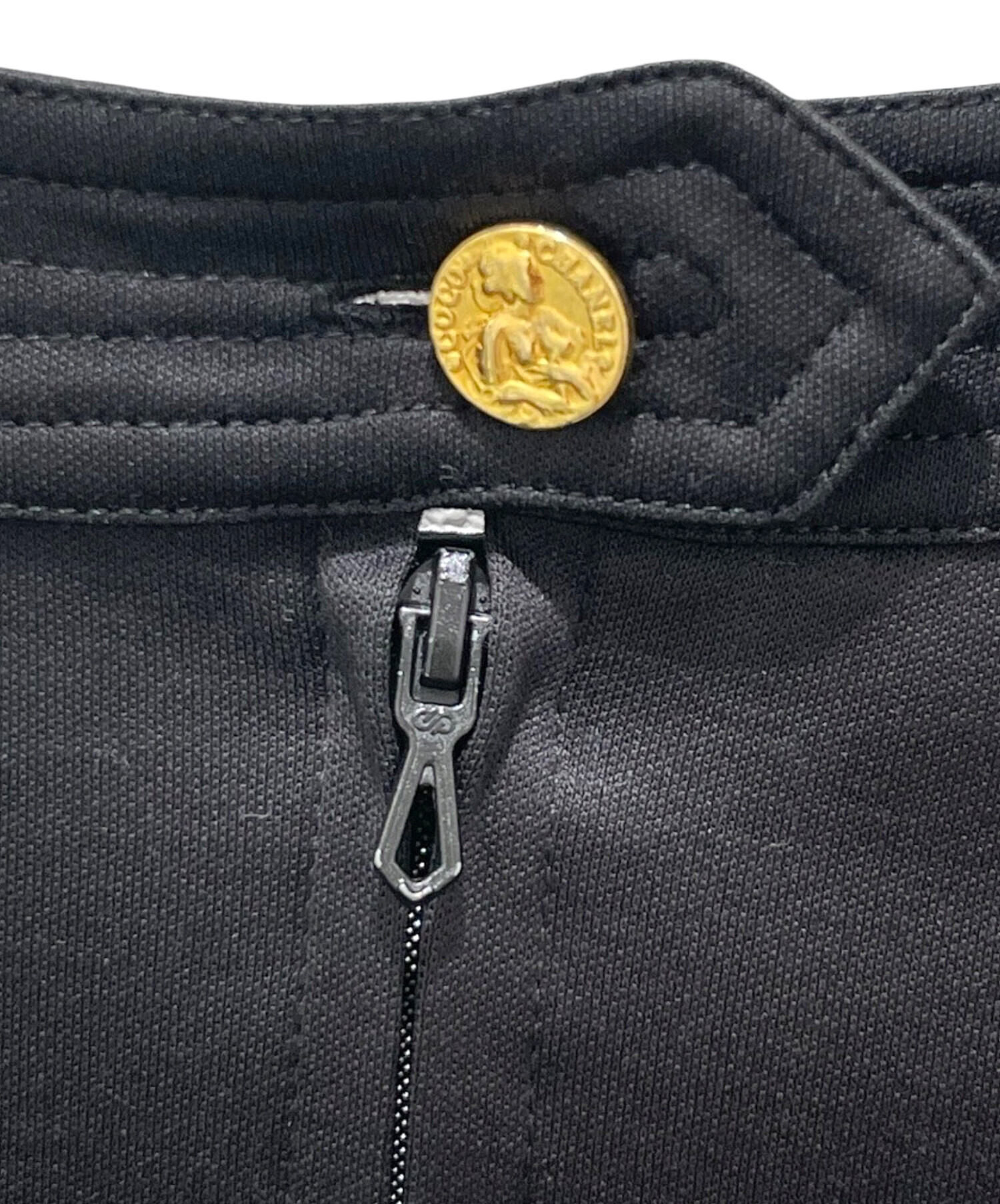中古・古着通販】CHANEL (シャネル) 半袖ブラウス ブラック サイズ:38