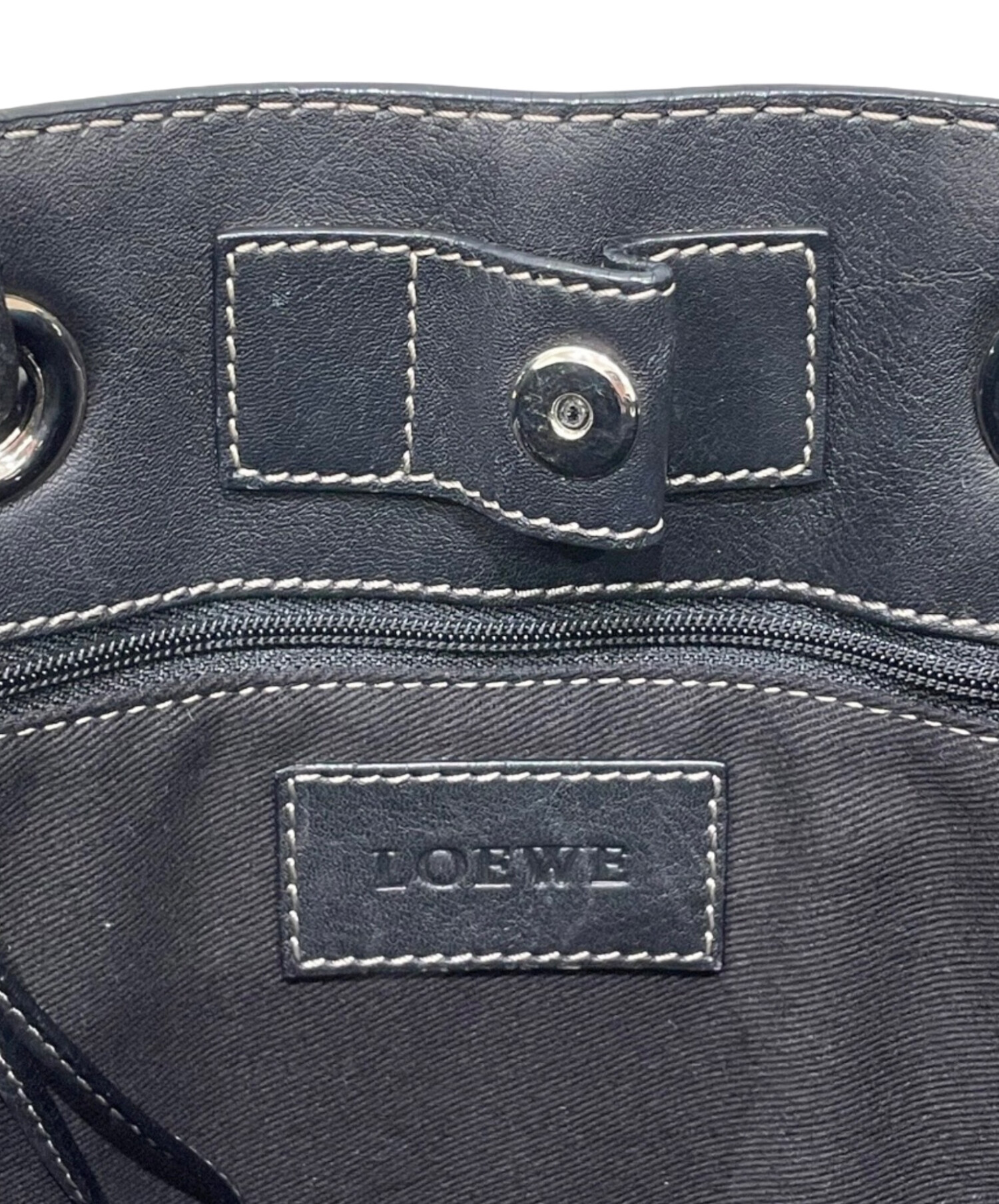 中古・古着通販】LOEWE (ロエベ) アナグラムショッパーバッグ ブラック