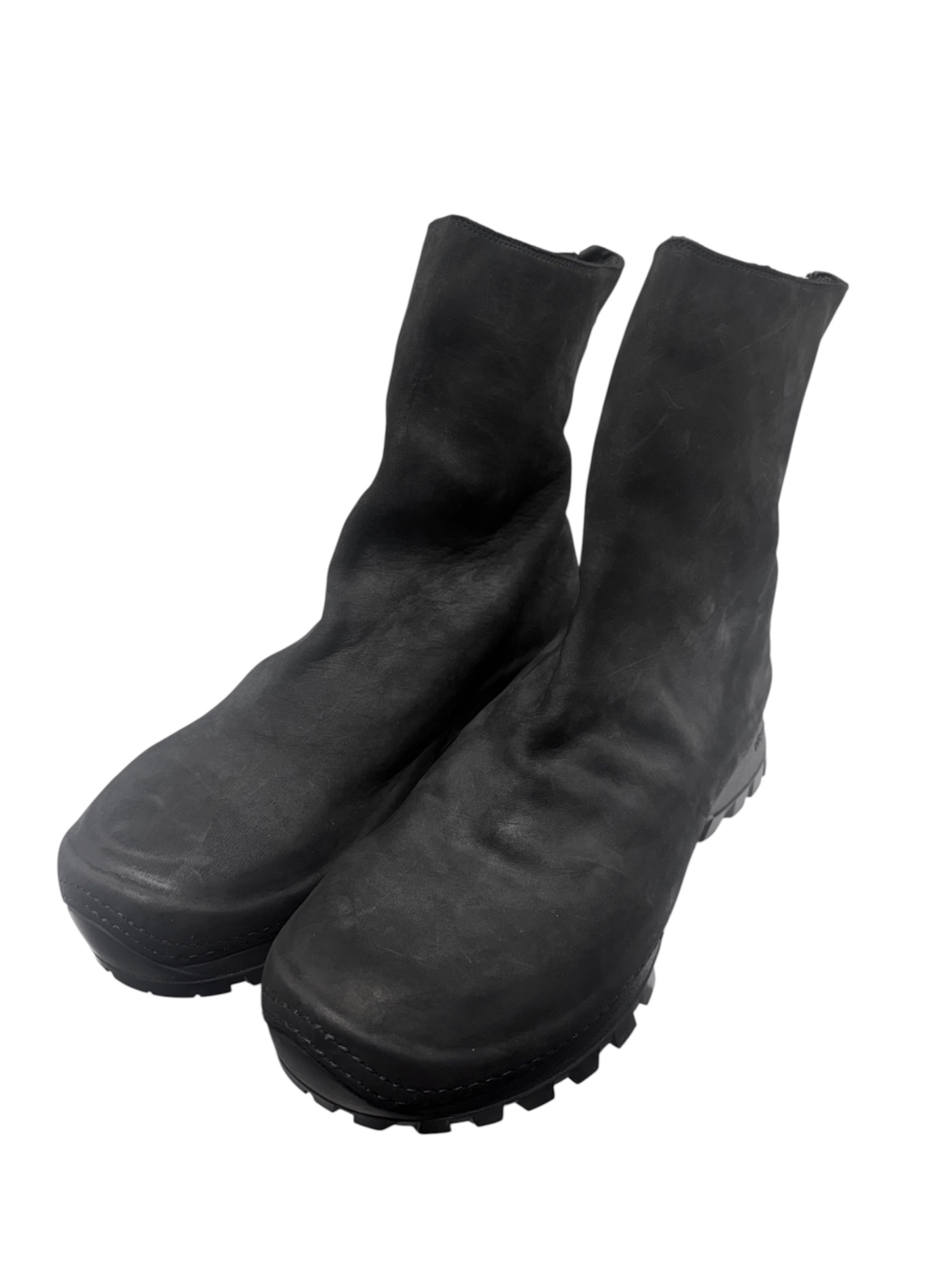 GUIDI グイディ ブーツ 42(27cm位) 黒 【古着】【中古】 中古・古着通販】GUIDI (グイディ) バックジップブーツ ブラック