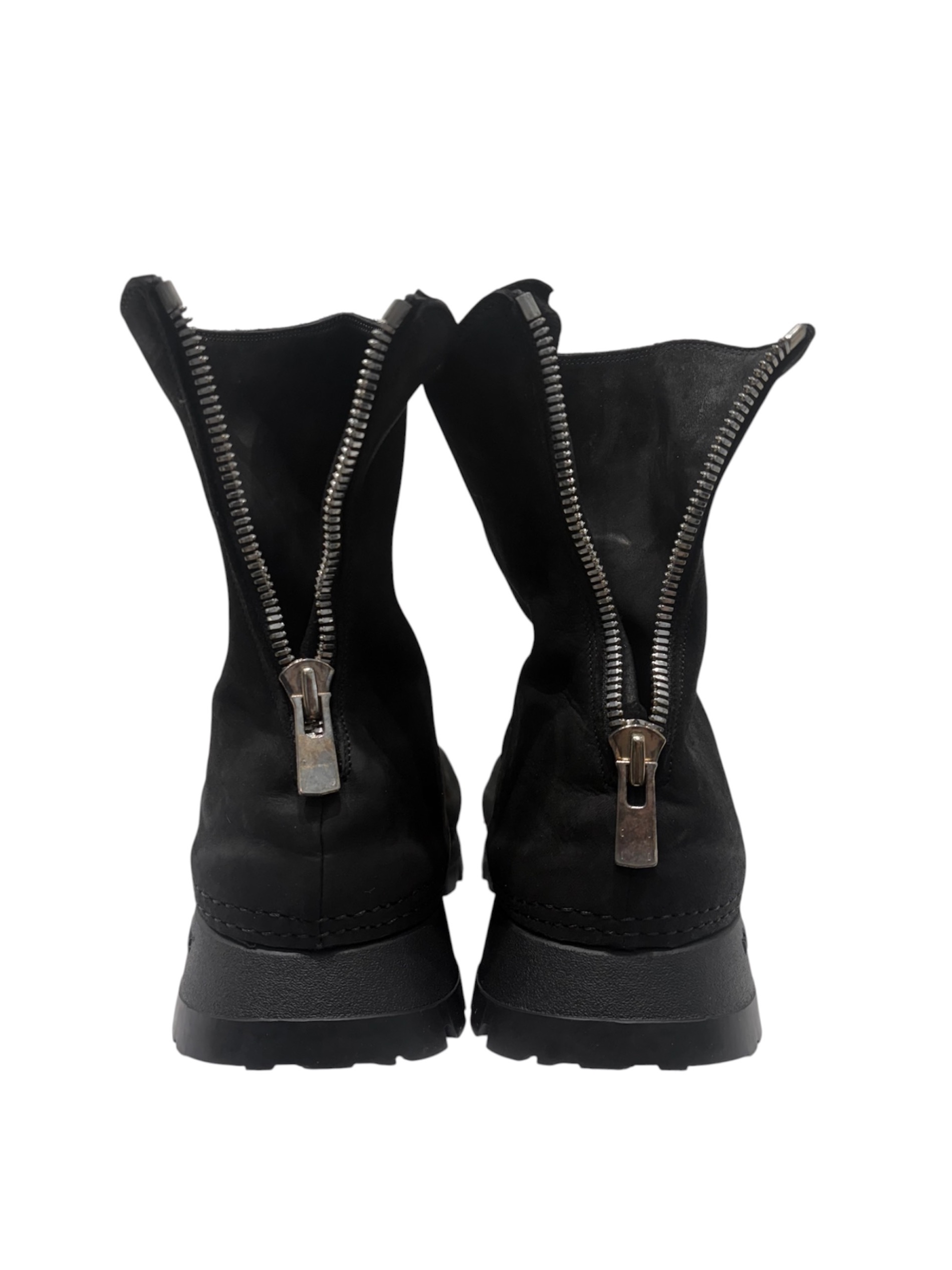 中古・古着通販】GUIDI (グイディ) バックジップブーツ ブラック