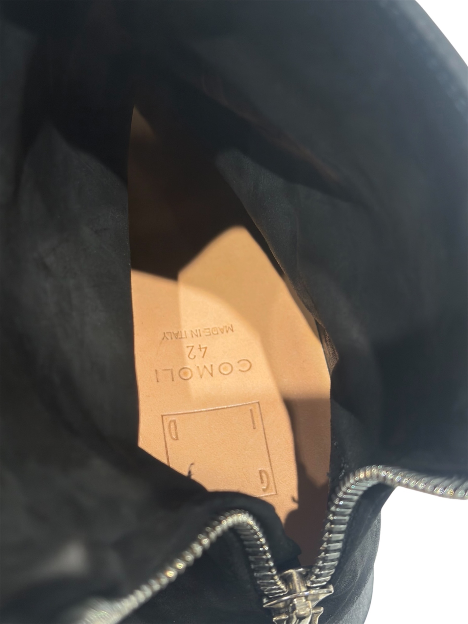 中古・古着通販】GUIDI (グイディ) バックジップブーツ ブラック