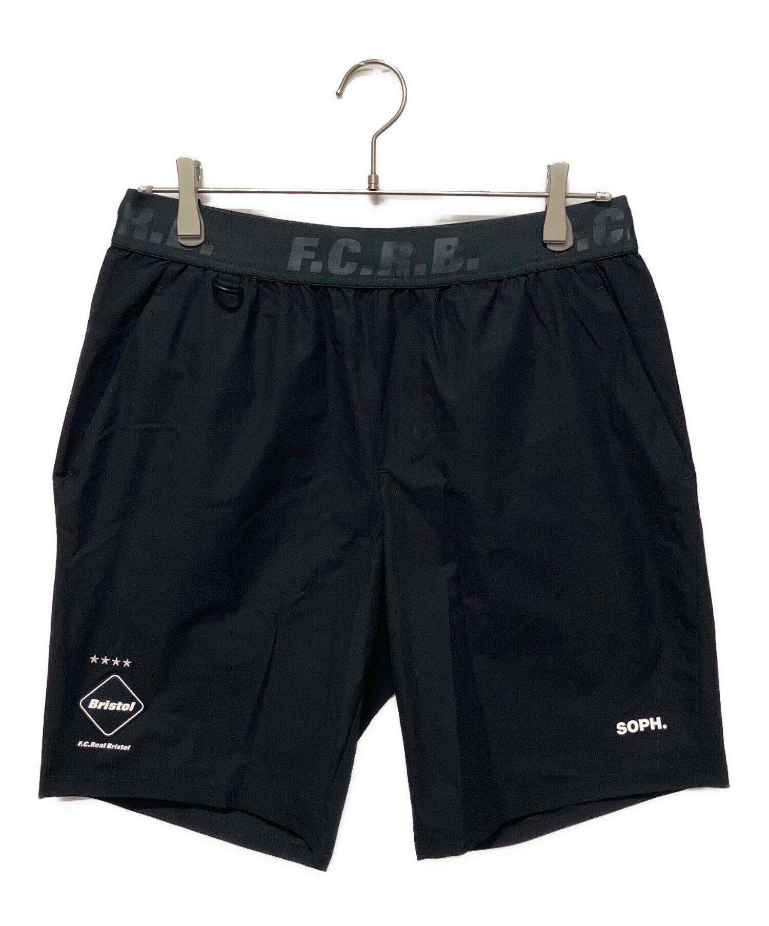FCRB ショーツナイロンショートパンツSブラック