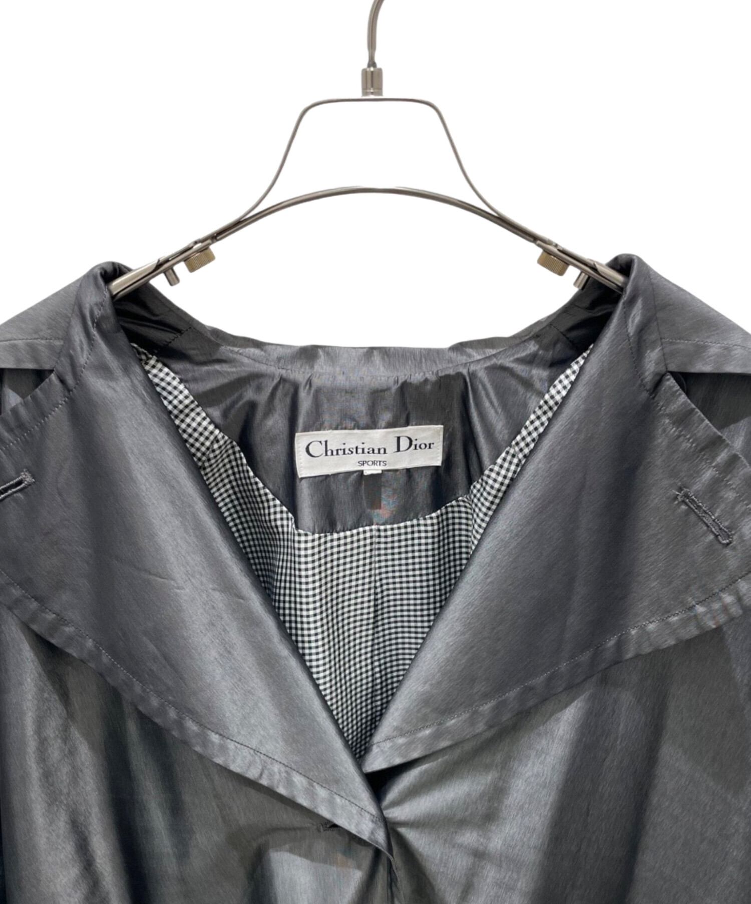 Christian Dior グレー トレンチコート 中古・古着通販】Christian Dior Sports (クリスチャン ディオール