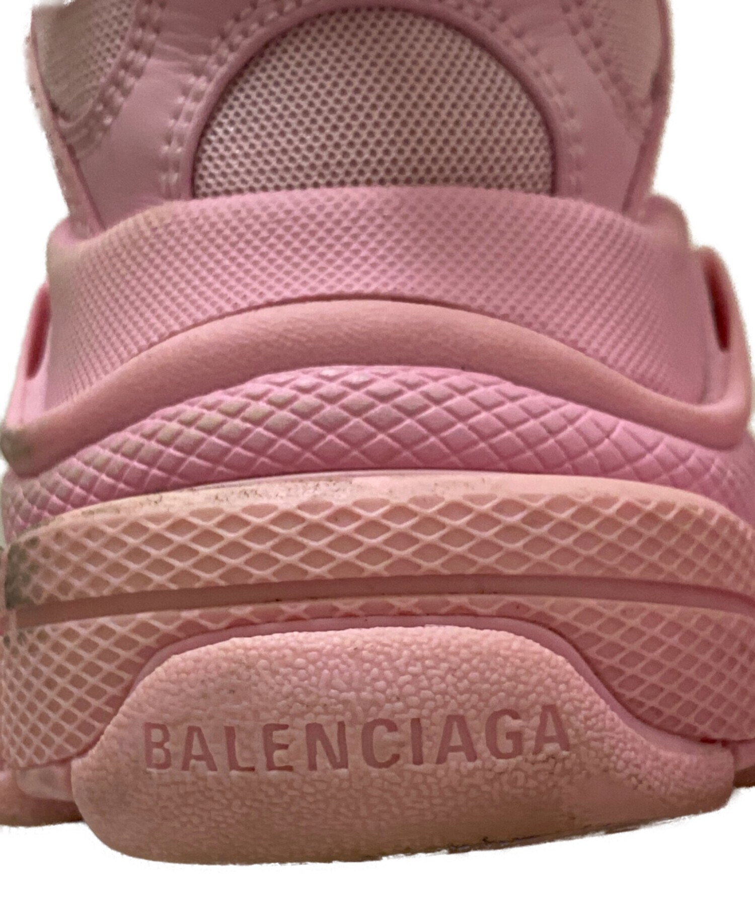 中古・古着通販】BALENCIAGA (バレンシアガ) トリプルS ピンク サイズ