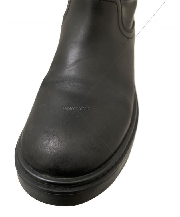 中古・古着通販】MIU MIU (ミュウミュウ) レザーバイカーブーツ