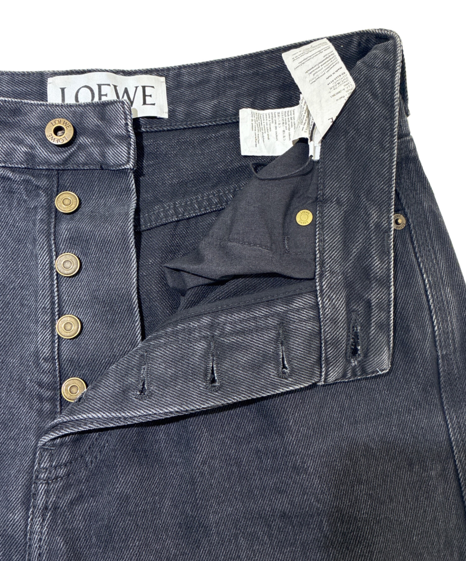 中古・古着通販】LOEWE (ロエベ) Anagram Baggy Denim Jeans