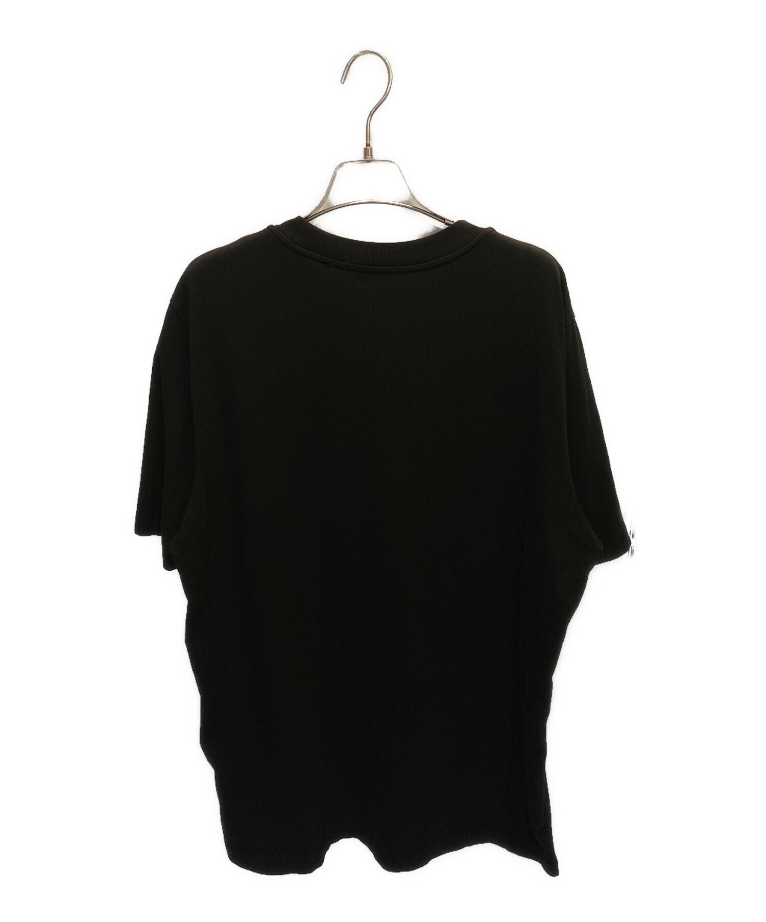 中古・古着通販】MONCLER (モンクレール) ロゴTシャツ ブラック サイズ