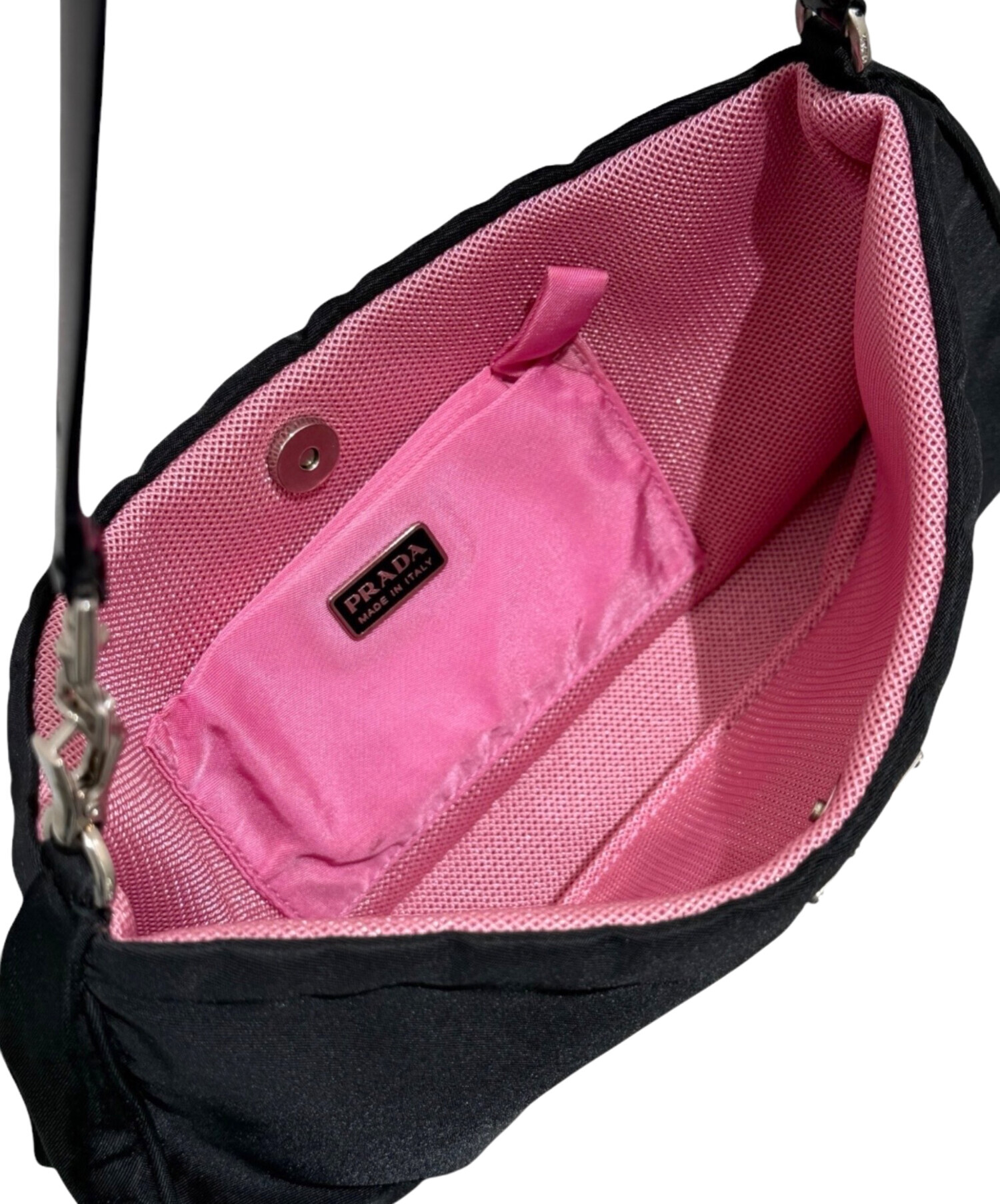 中古・古着通販】PRADA (プラダ) 三角ロゴ ナイロンショルダーバッグ