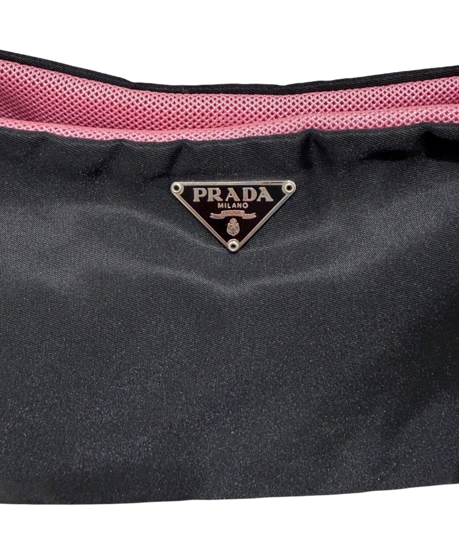 中古・古着通販】PRADA (プラダ) 三角ロゴ ナイロンショルダーバッグ