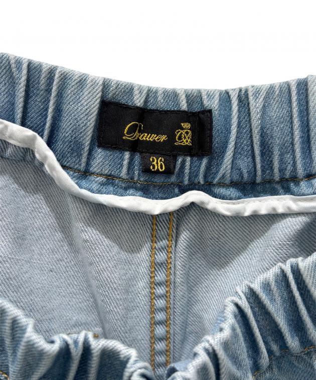 【専用出品となります】DRAWER ドゥロワー デニム パンツ 36 中古・古着通販】DRAWER (ドゥロワー) RESORT フェードデニムドロスト