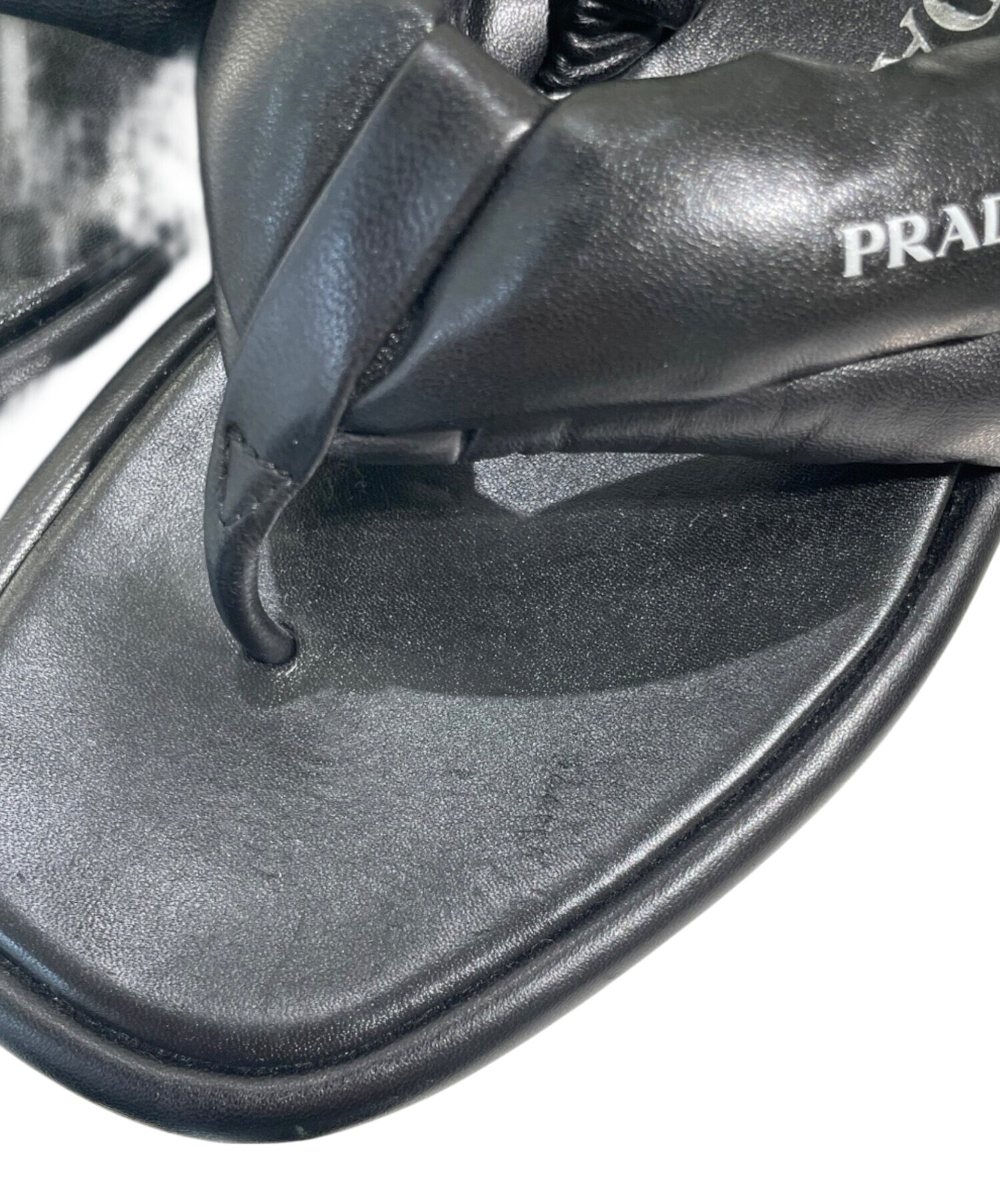中古・古着通販】PRADA (プラダ) ロゴ プラットフォーム スリング