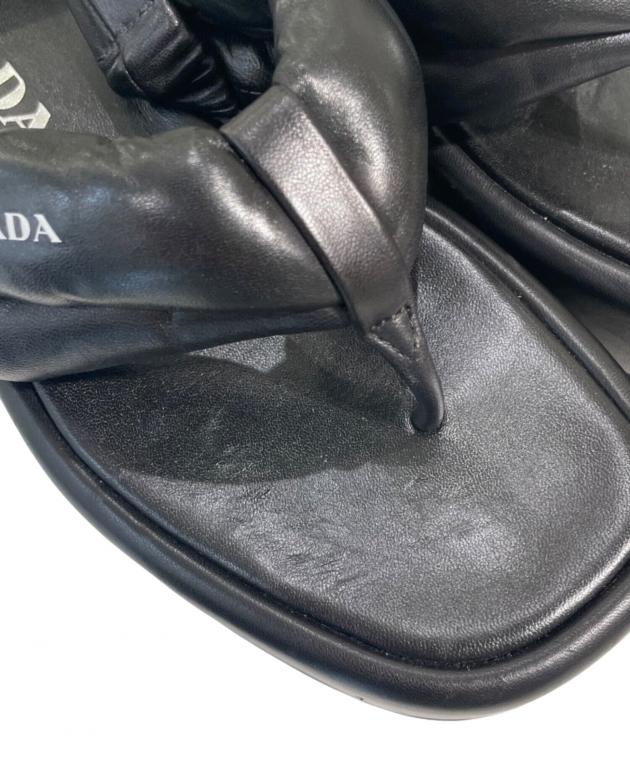 中古・古着通販】PRADA (プラダ) ロゴ プラットフォーム スリング