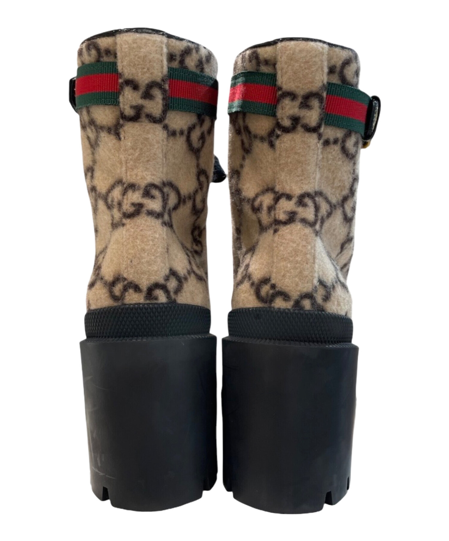 中古・古着通販】GUCCI (グッチ) GG柄 シェリーライン ウール アンクル