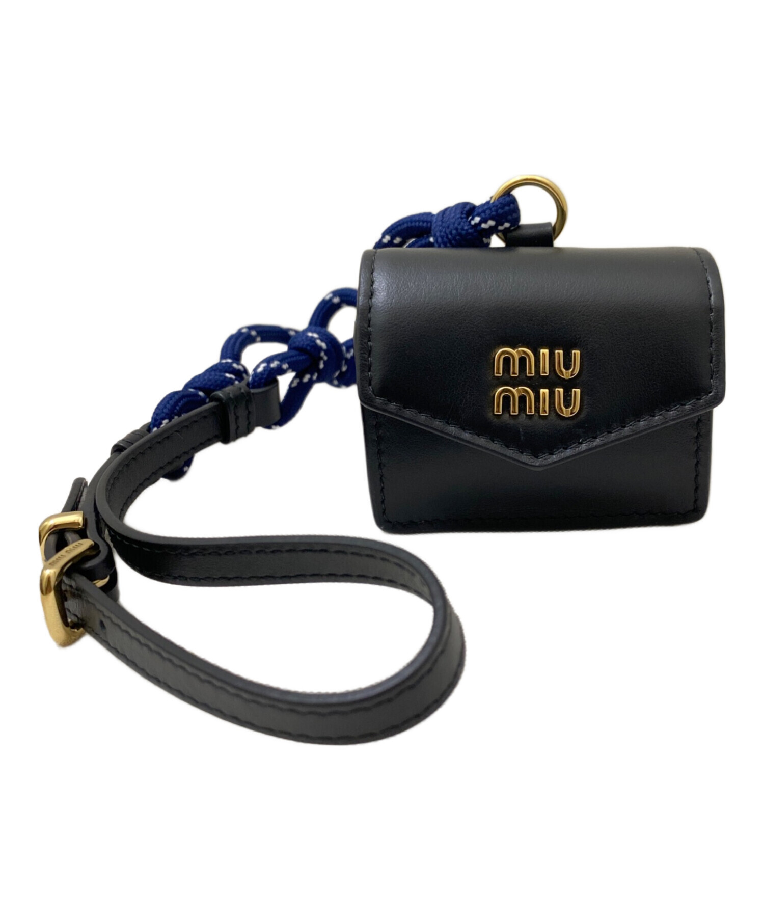 中古・古着通販】MIU MIU (ミュウミュウ) バッグチャーム ブラック