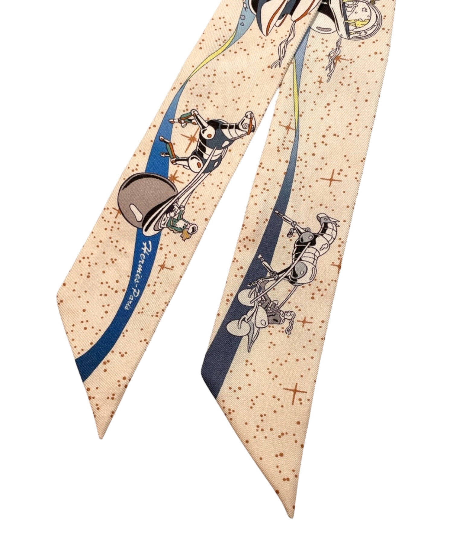 中古・古着通販】HERMES (エルメス) ツイリー/TWILLY SPACE DERBY