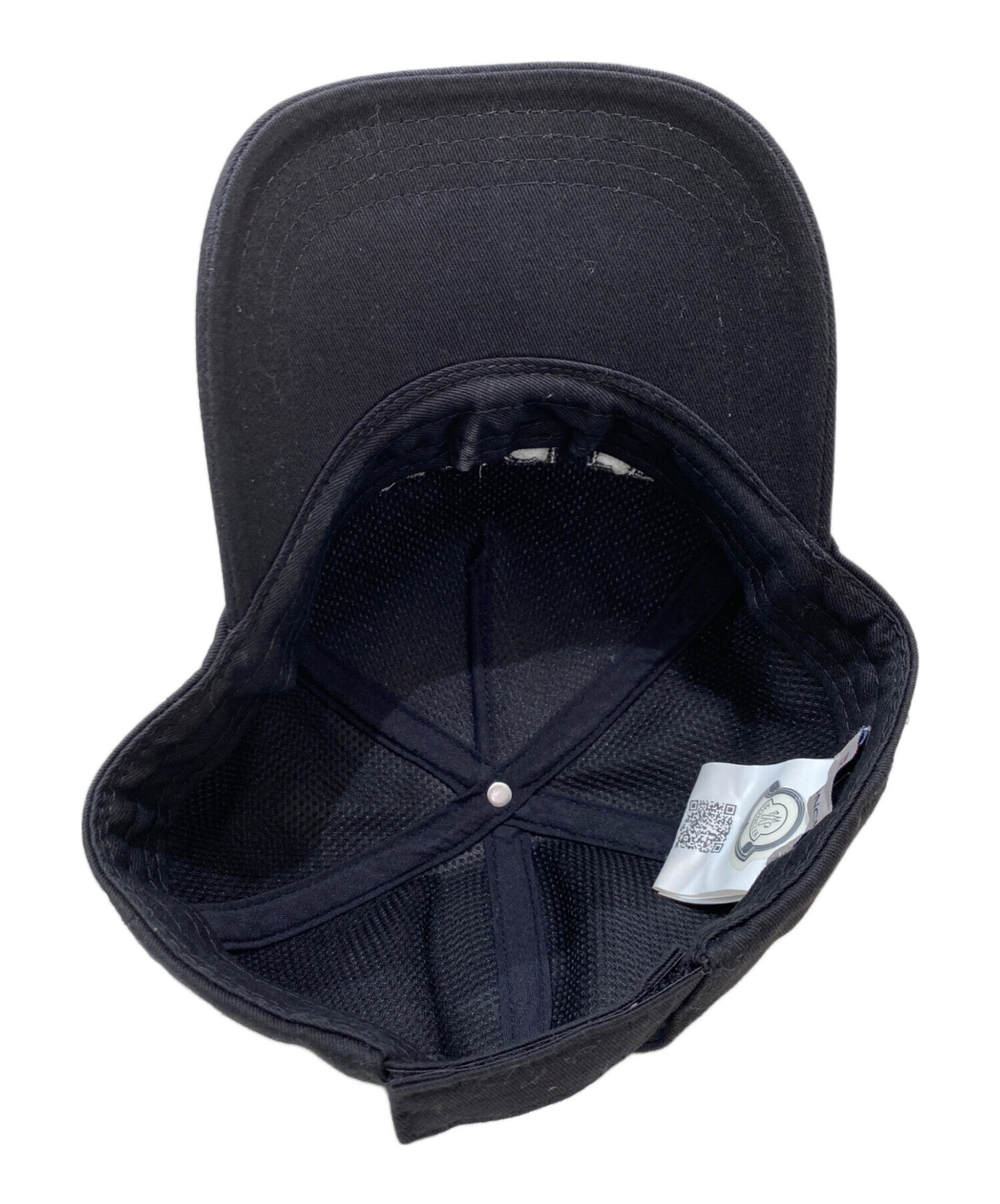 中古・古着通販】MONCLER (モンクレール) ロゴキャップ ブラック