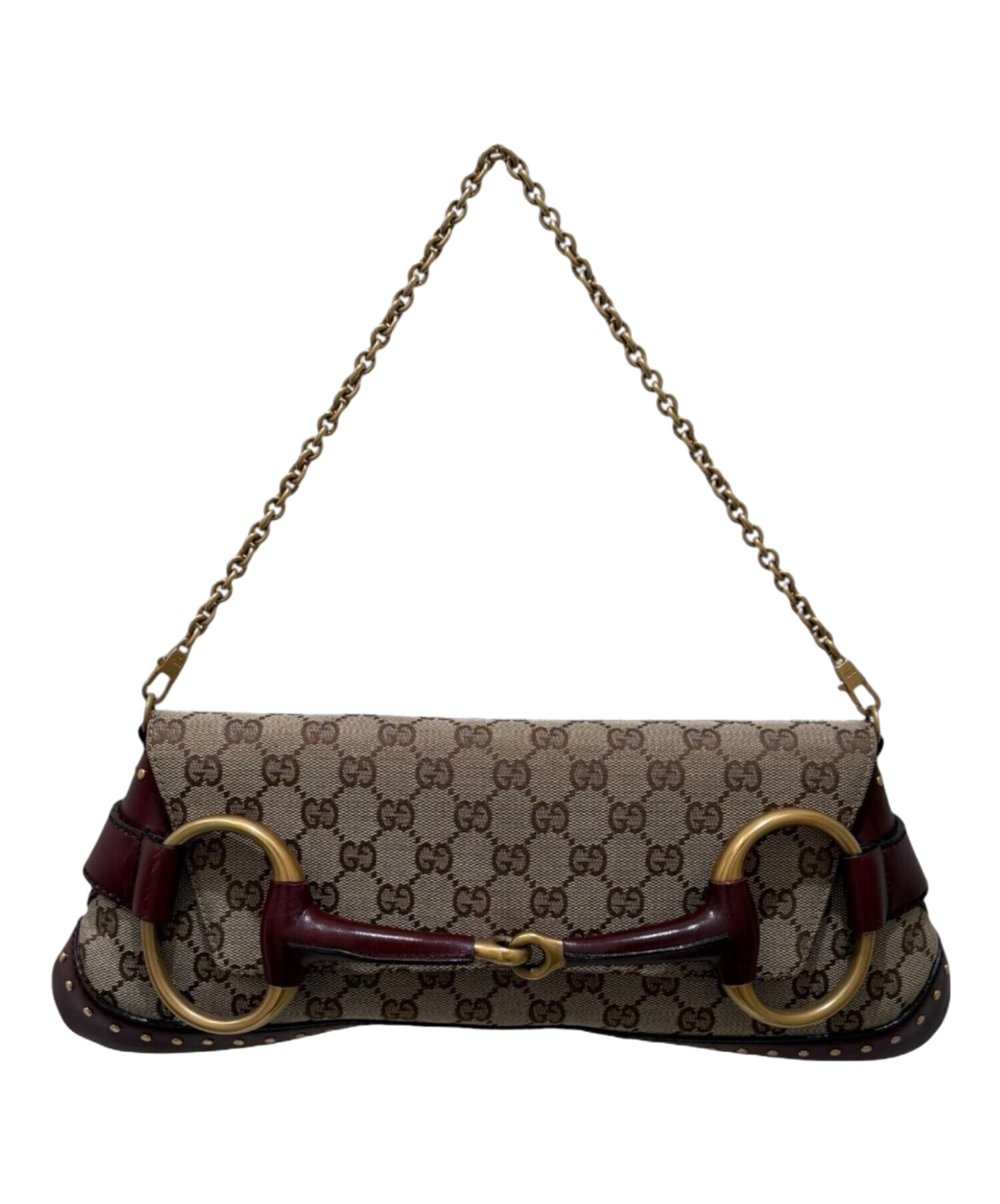中古・古着通販】GUCCI (グッチ) ホースビット チェーンショルダー