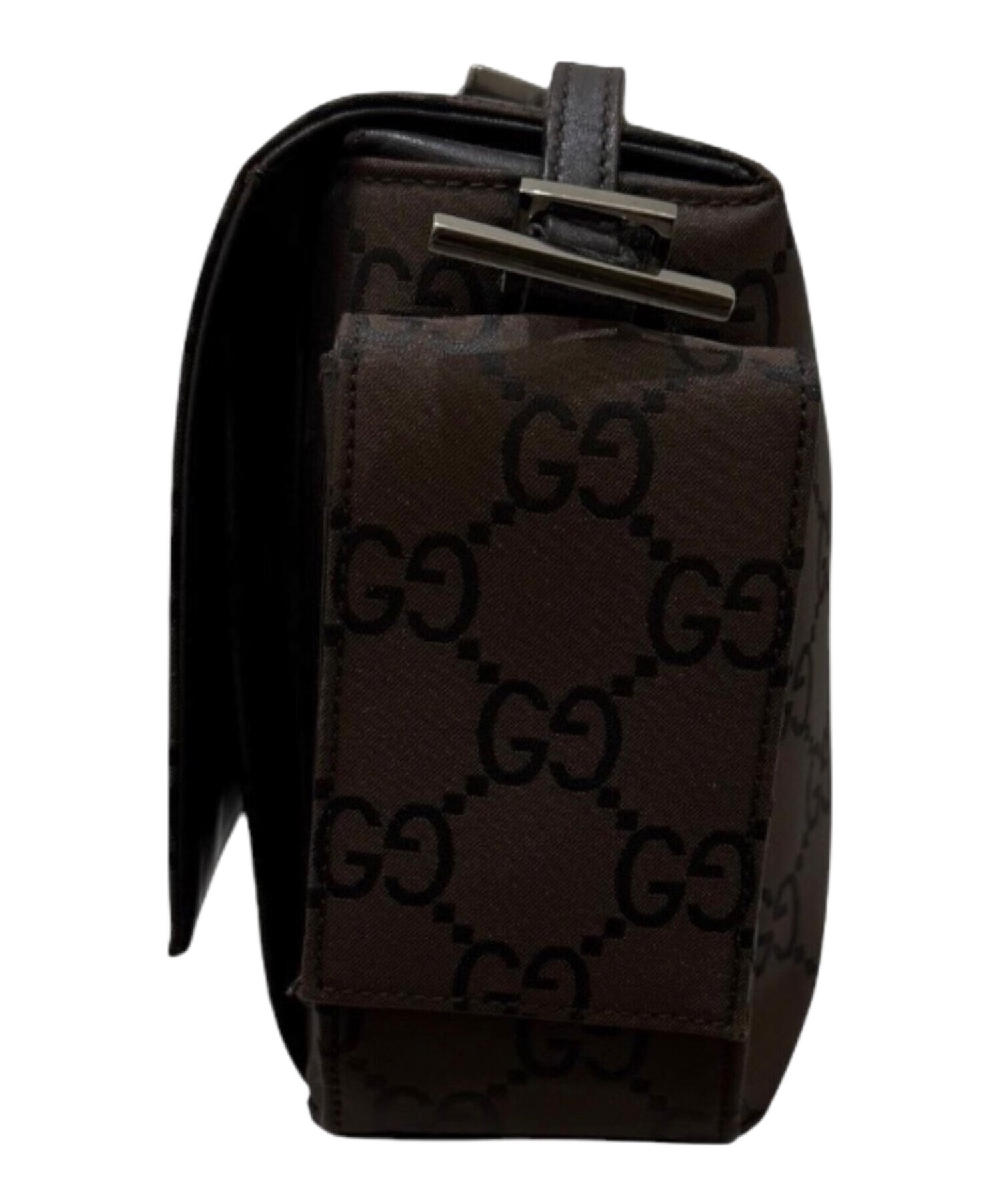 中古・古着通販】GUCCI (グッチ) GGナイロン ショルダーバッグ