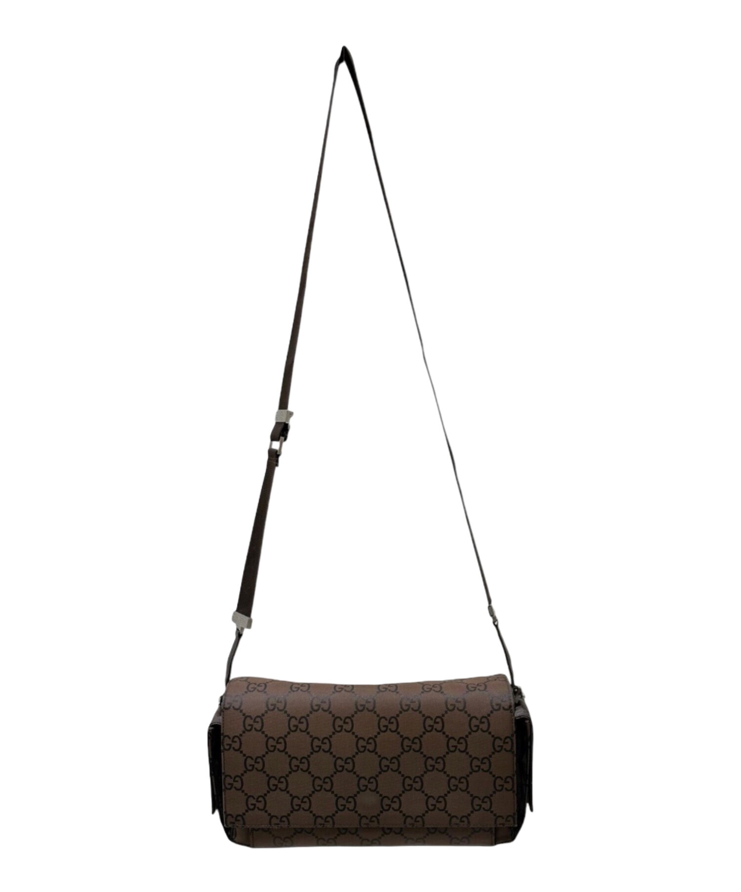 中古・古着通販】GUCCI (グッチ) GGナイロン ショルダーバッグ