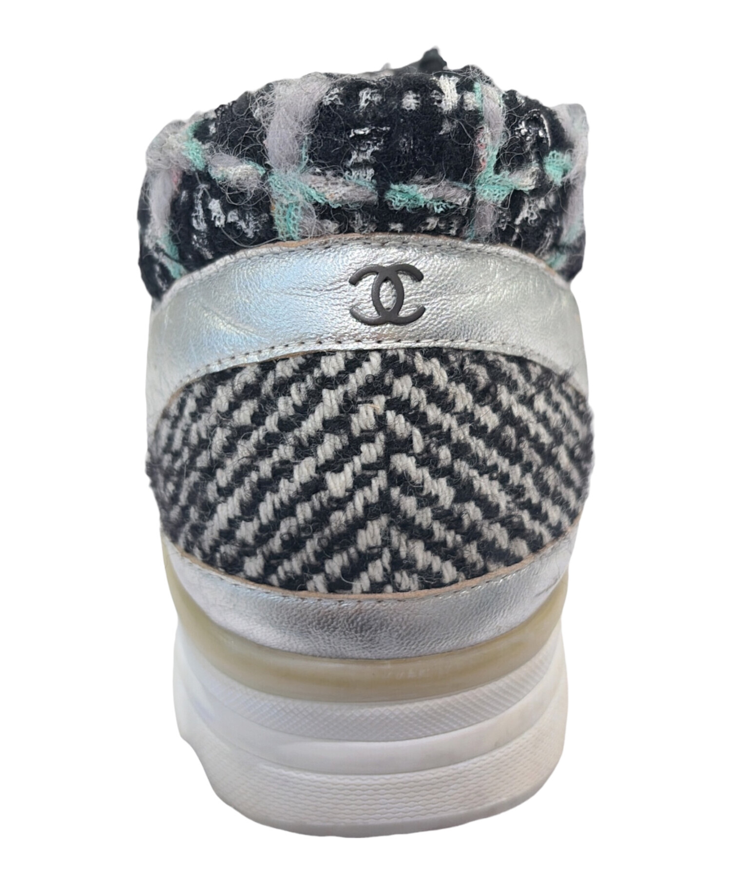 中古・古着通販】CHANEL (シャネル) ココマーク ツイードスニーカー