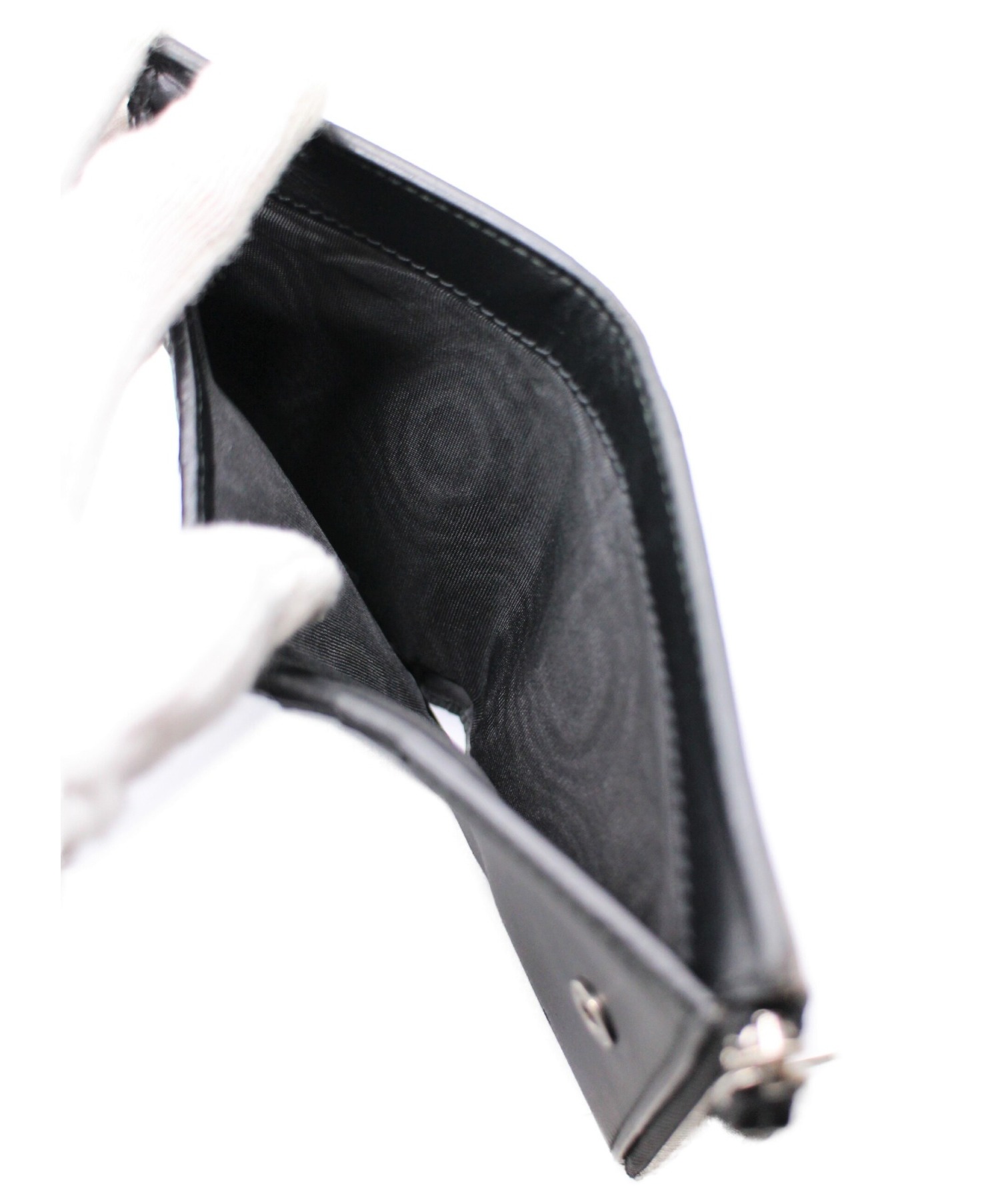 GUCCI GGスプリーム二つ折り財布 ケースベージュ ブラックセット GUCCI グッチ GGスプリーム Wホック財布 PVC/レザー ベージュ/ブラック