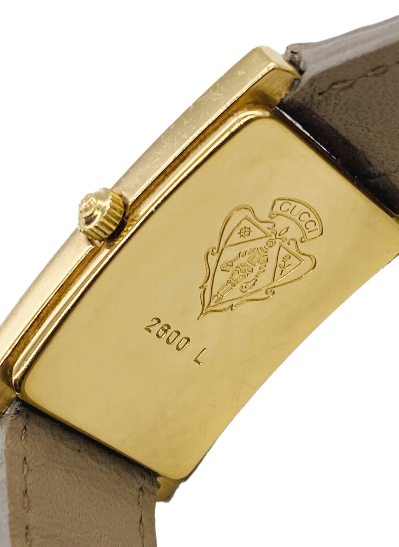 中古・古着通販】GUCCI (グッチ) 2600L ブラック×ベージュ サイズ