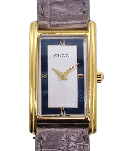 中古・古着通販】GUCCI (グッチ) 2600L ブラック×ベージュ サイズ