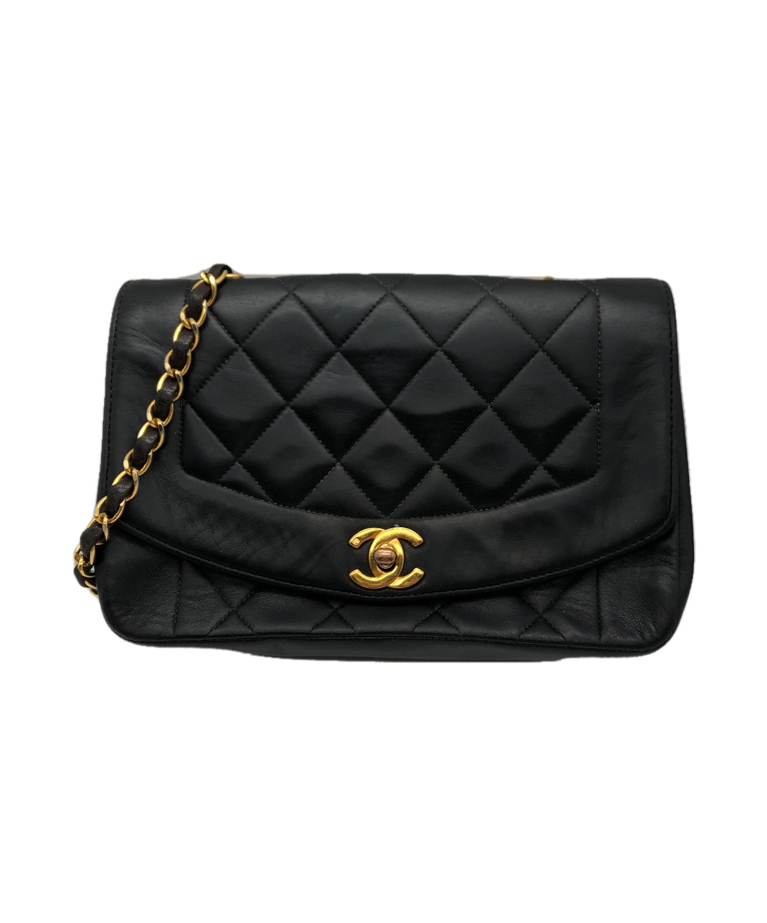 専用　シャネル　マトラッセ　ダイアナフラップ　ヴィンテージシャネル　25cm 楽天市場】シャネル CHANEL ダイアナフラップ マトラッセ25 チェーン
