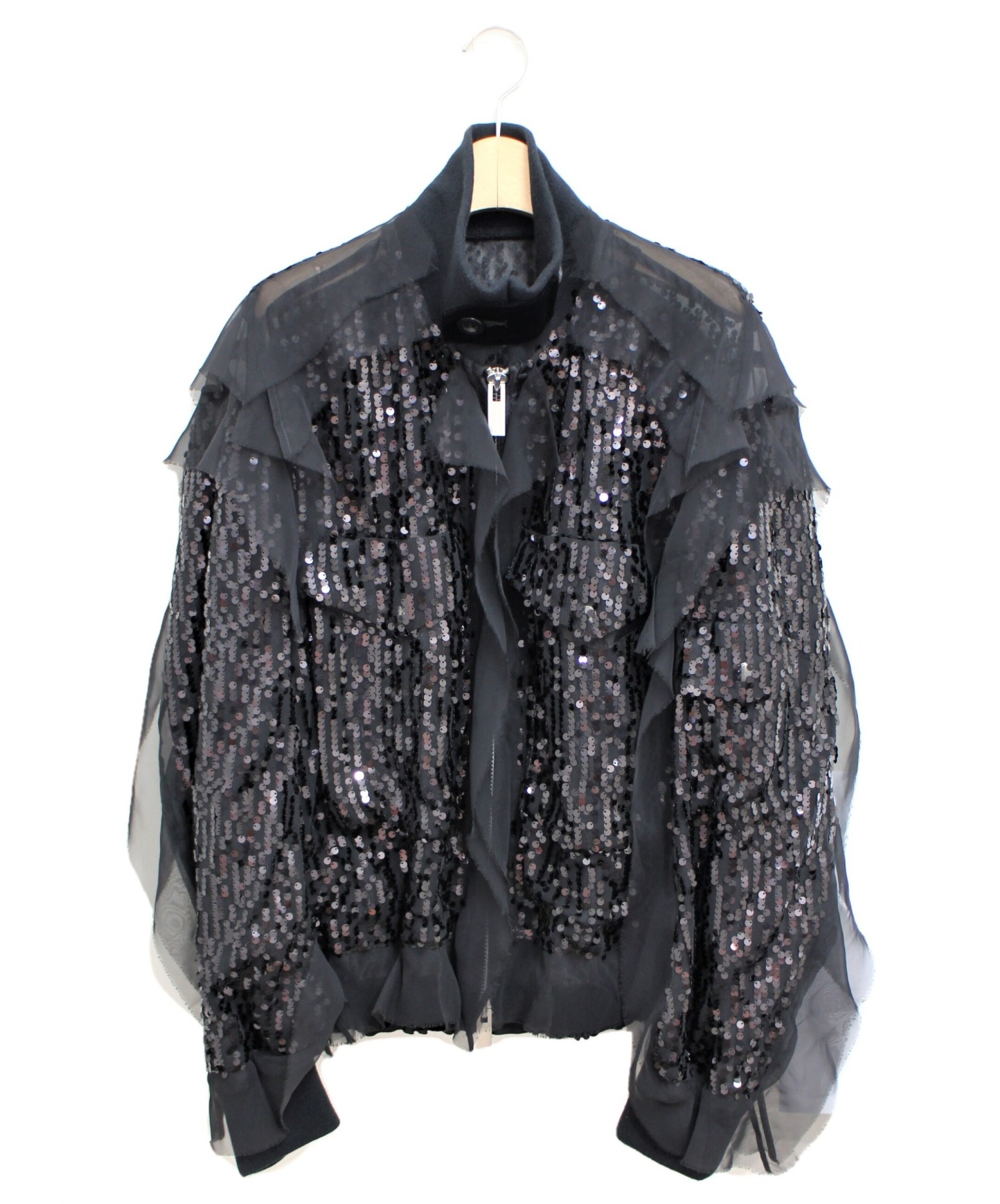 中古・古着通販】sacai (サカイ) スパンコールレースジャケット