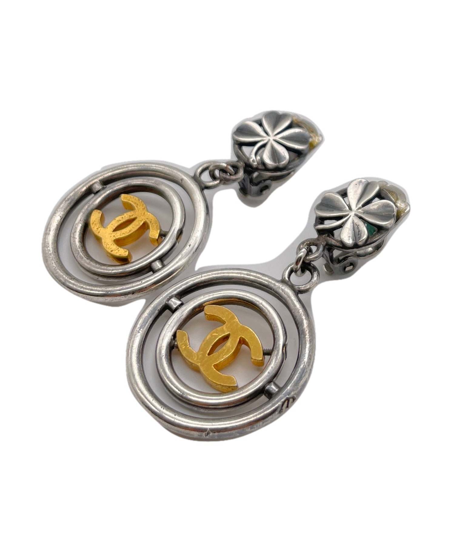 シャネル CHANEL ココマーククローバー イヤリング CHANELシャネル