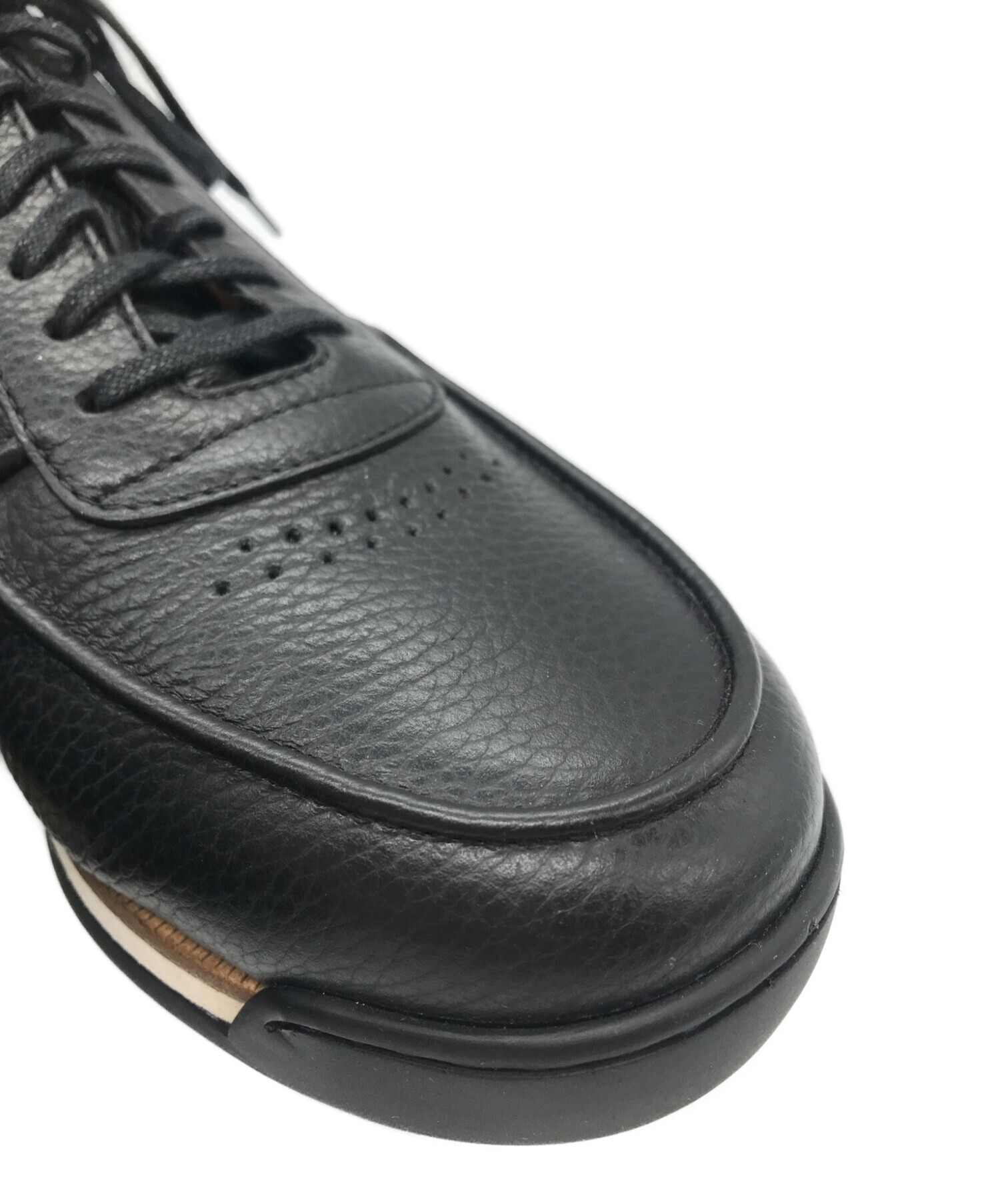中古・古着通販】JOHN LOBB (ジョンロブ) レザースニーカー ブラック