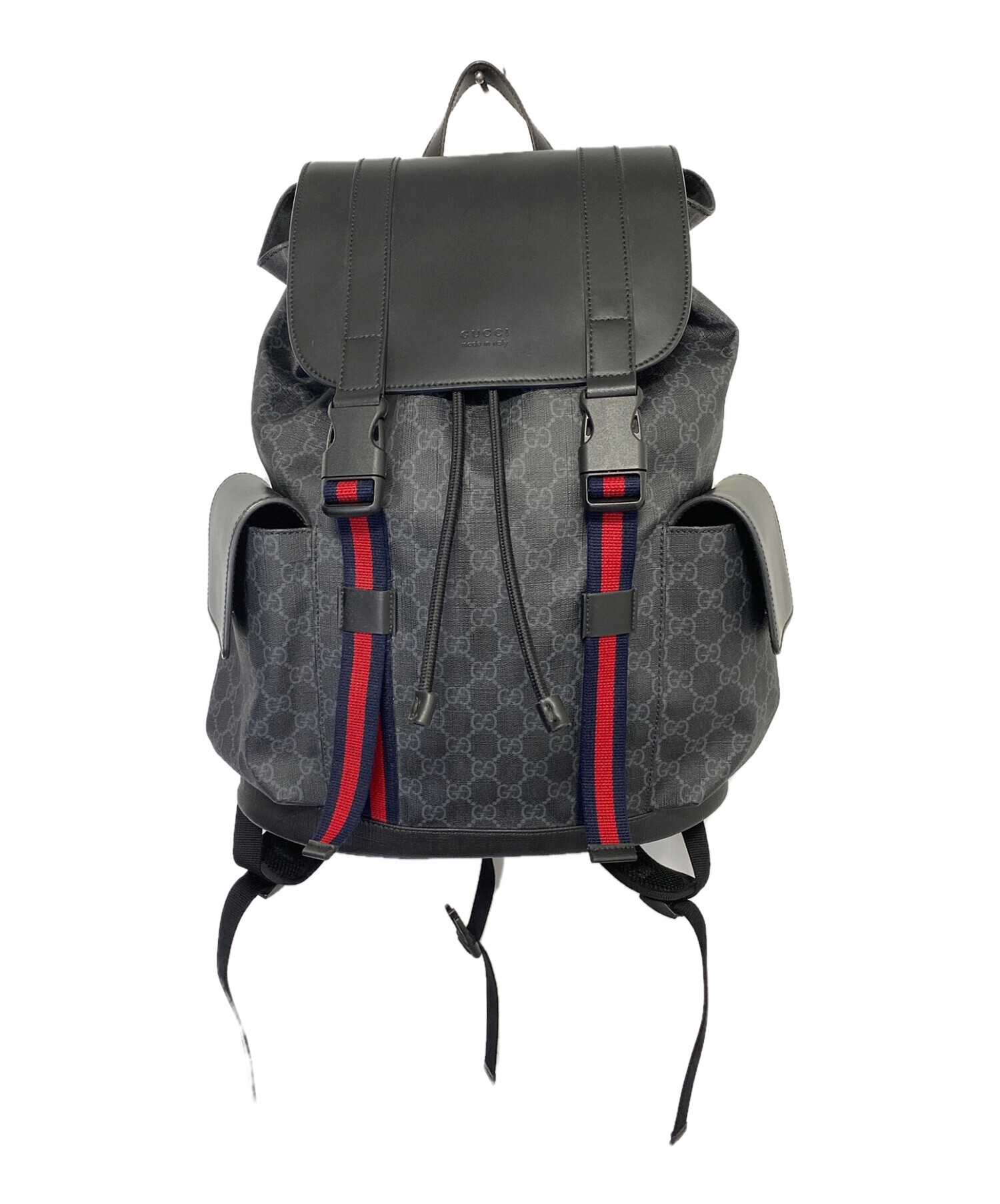 中古・古着通販】GUCCI (グッチ) GGスプリームキャンバスバックパック 