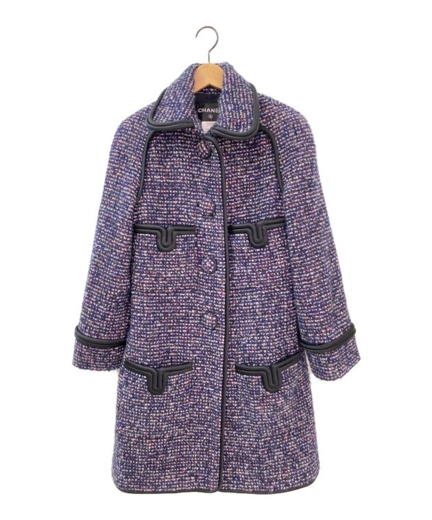 ツイードコート カシミヤ シャネルコート 中古・古着通販 CHANEL