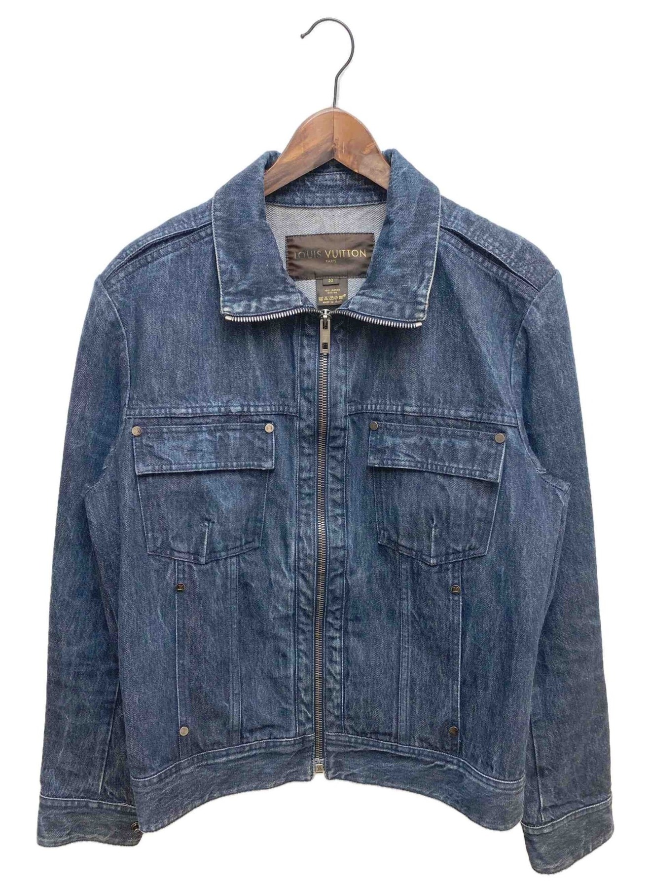 中古・古着通販】LOUIS VUITTON (ルイ ヴィトン) ジップアップデニム