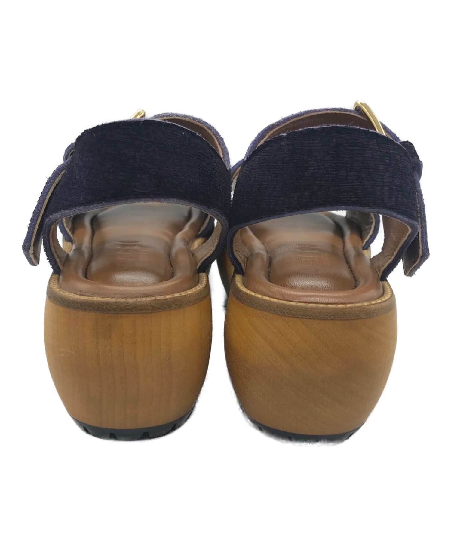 中古・古着通販】MARNI (マルニ) ウッドソールプラットフォーム