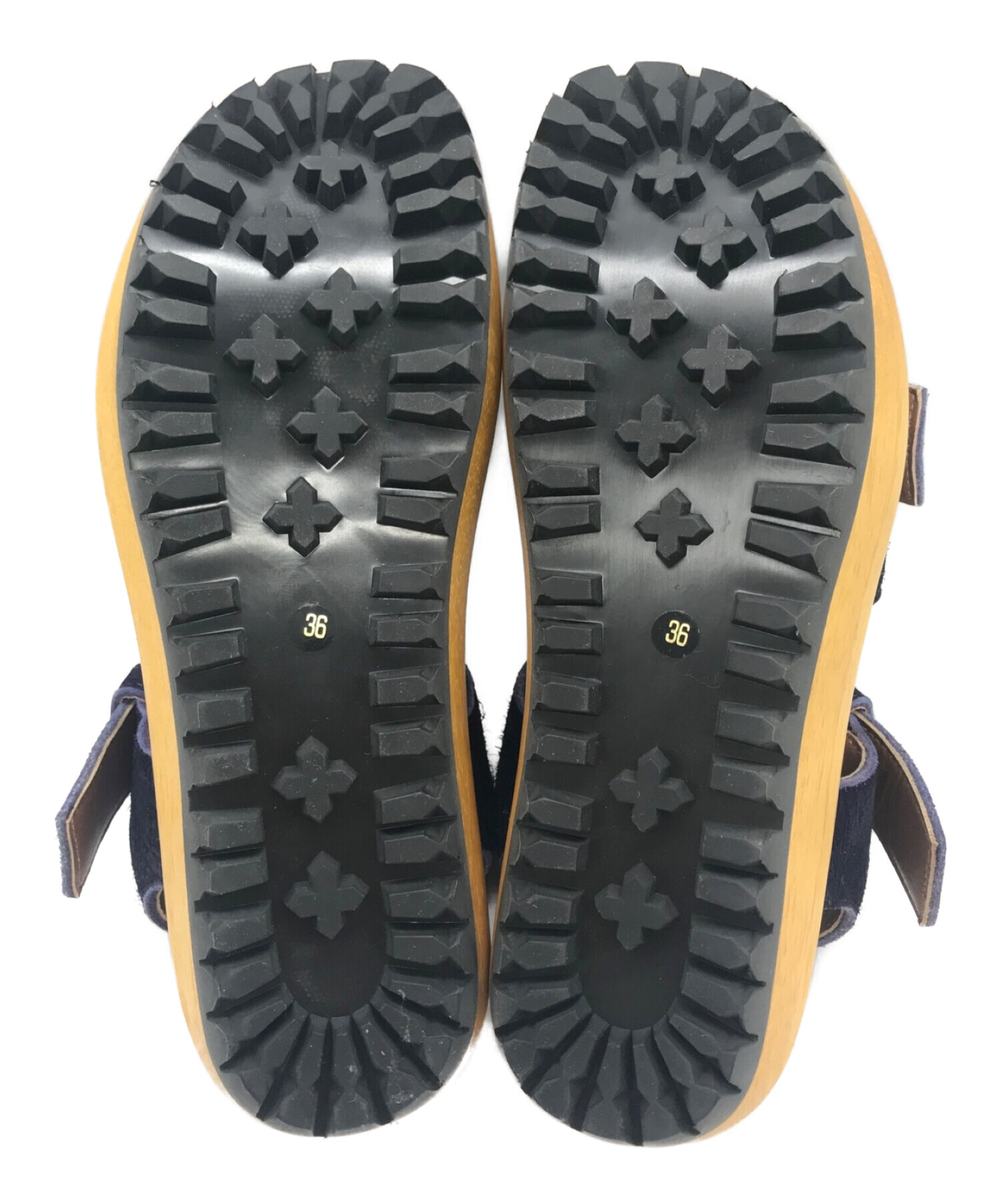 MARNI ウッドプラットフォームサンダル 中古・古着通販】MARNI (マルニ) ウッドソールプラットフォーム