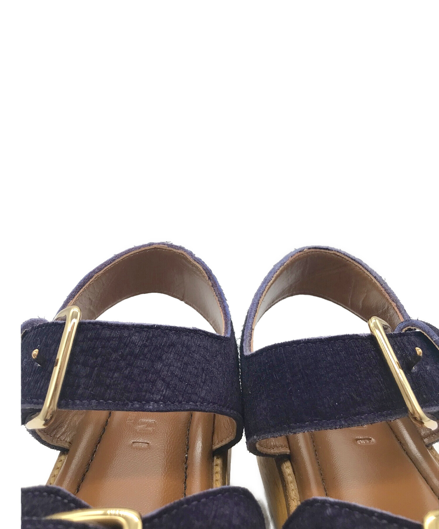 MARNI ウッドプラットフォームサンダル 中古・古着通販】MARNI (マルニ) ウッドソールプラットフォーム